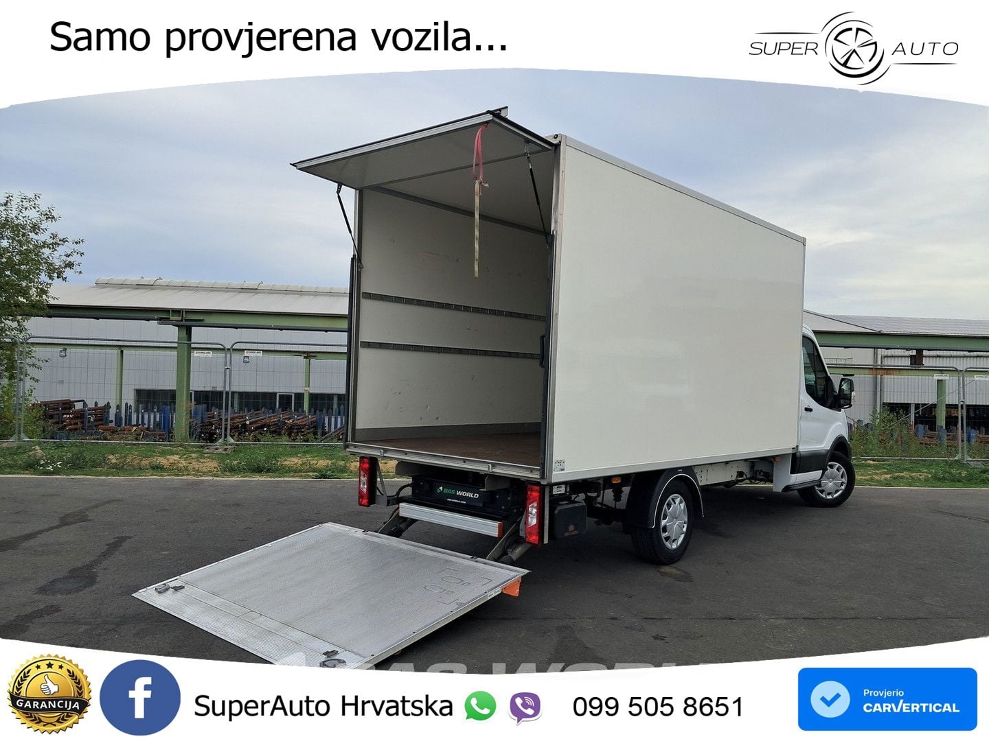 Ford Transit 130pk Ladebordwand 170PS Koffer Klima Te 131 KS