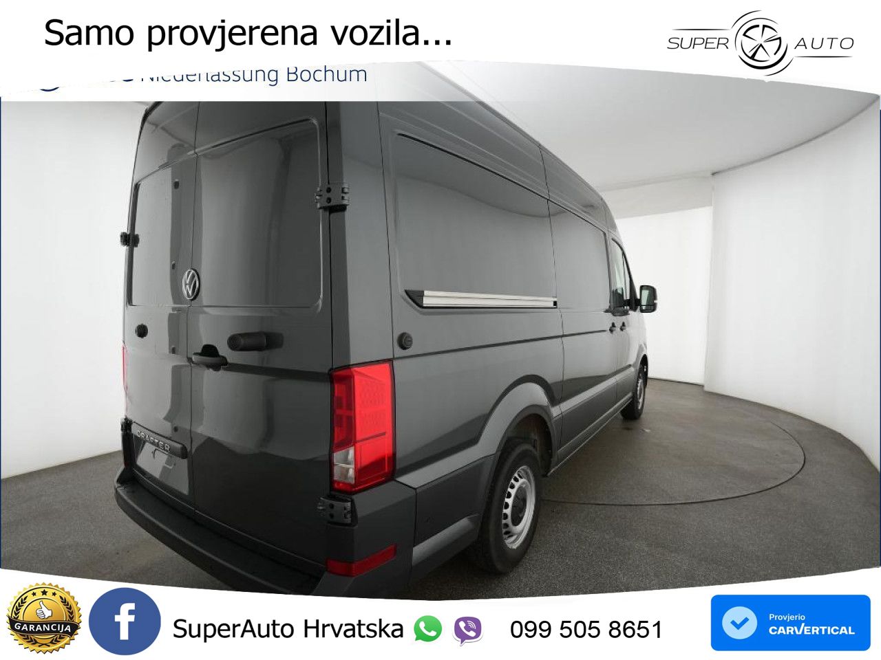 Volkswagen Crafter Kasten mittel Klima Kamera 5 Jahre Euro6 177 KS