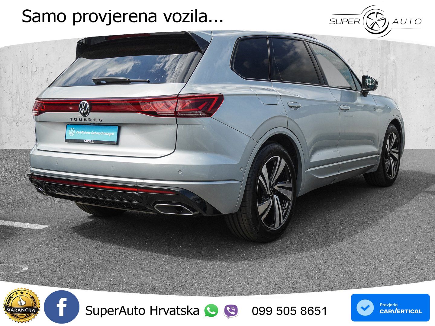 Volkswagen Touareg 3.0 V6 TDI (286 KS) 4MOTION Tiptronic ZRAČNI+ACC+GR SJED+KAM+PANO