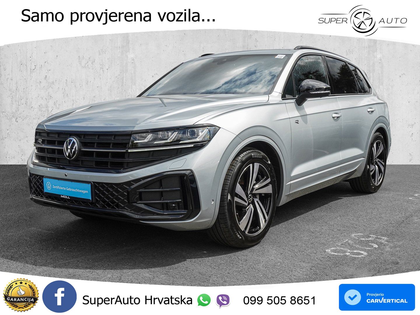 Volkswagen Touareg 3.0 V6 TDI (286 KS) 4MOTION Tiptronic ZRAČNI+ACC+GR SJED+KAM+PANO