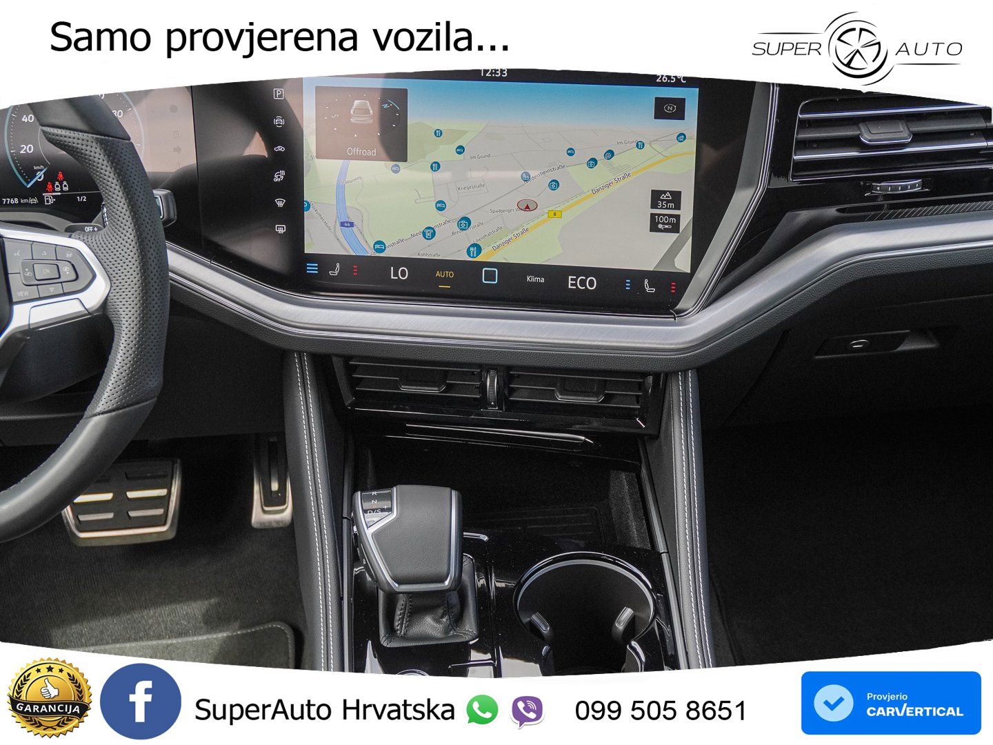 Volkswagen Touareg 3.0 V6 TDI (286 KS) 4MOTION Tiptronic ZRAČNI+ACC+GR SJED+KAM+PANO