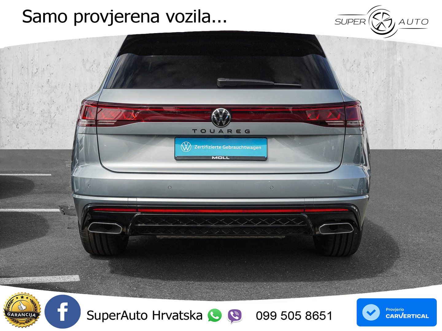 Volkswagen Touareg 3.0 V6 TDI (286 KS) 4MOTION Tiptronic ZRAČNI+ACC+GR SJED+KAM+PANO