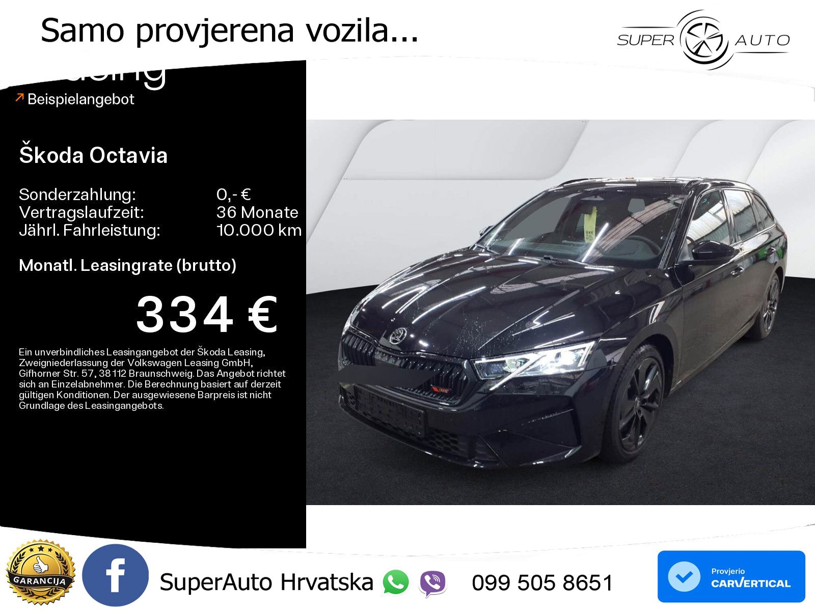 Škoda Octavia Combi RS 2.0 TSI (265 KS) DSG LED+GR SJED+ACC