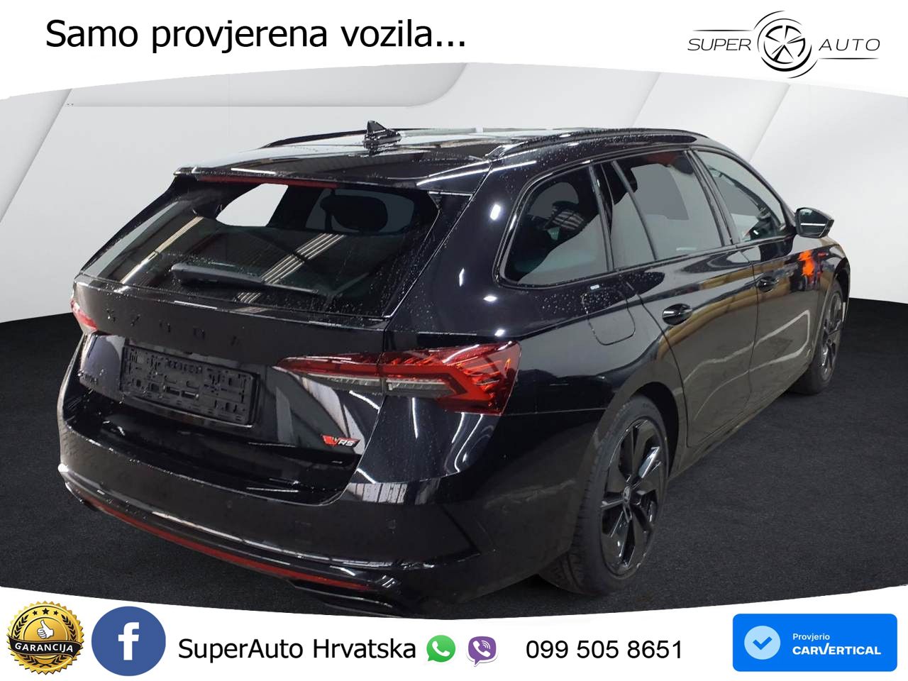 Škoda Octavia Combi RS 2.0 TSI (265 KS) DSG LED+GR SJED+ACC