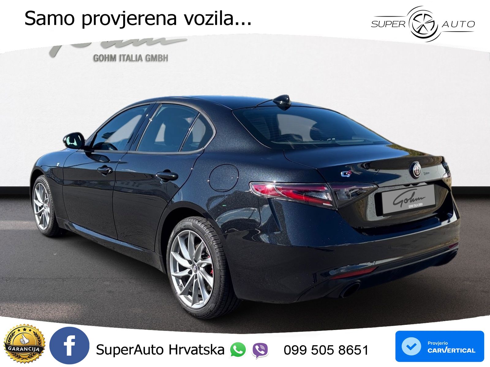 Alfa Romeo Giulia 2.0 Turbo (280 KS) Q4 Automatic MATRIX+GR SJED+KAM