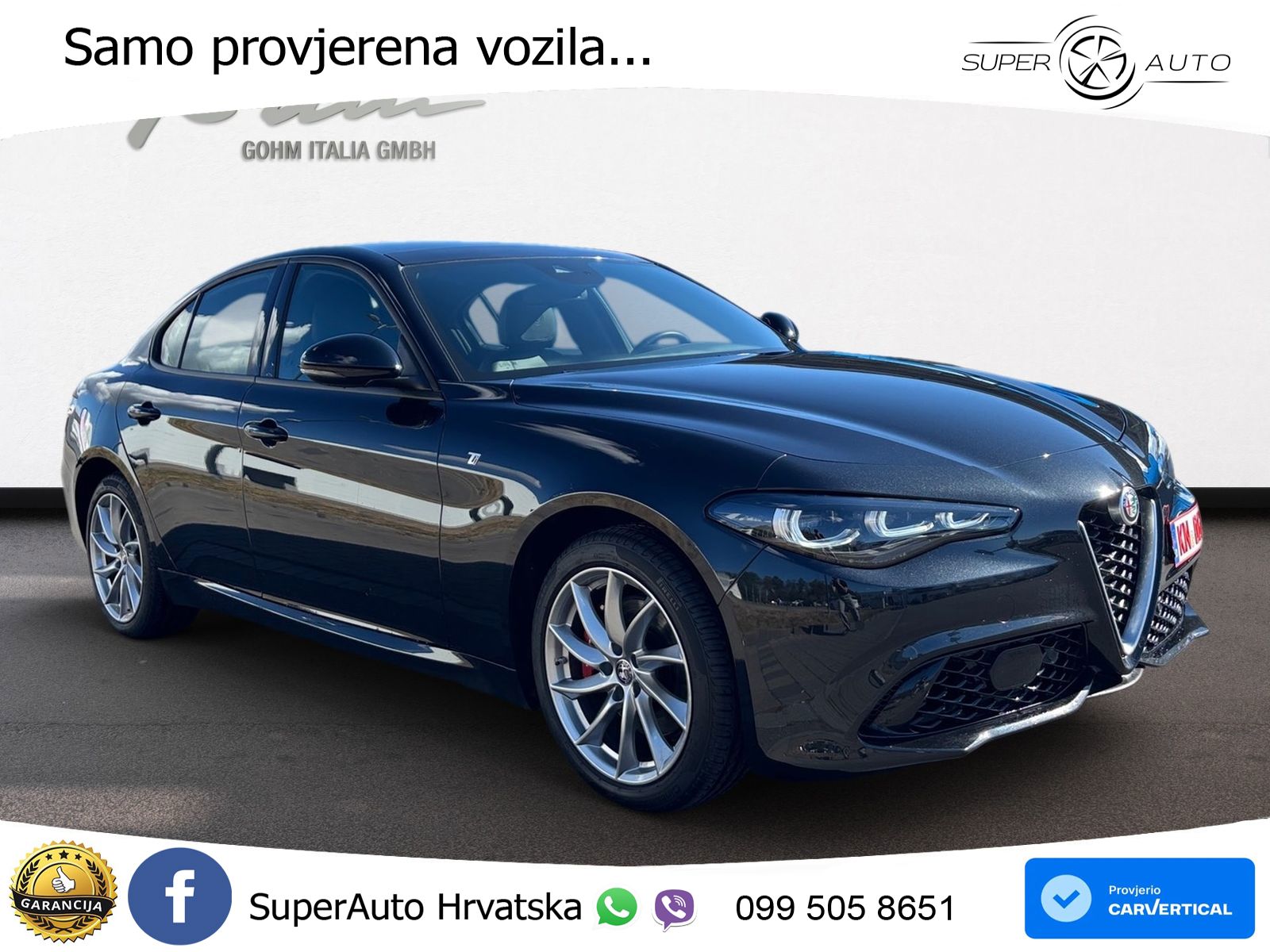 Alfa Romeo Giulia 2.0 Turbo (280 KS) Q4 Automatic MATRIX+GR SJED+KAM