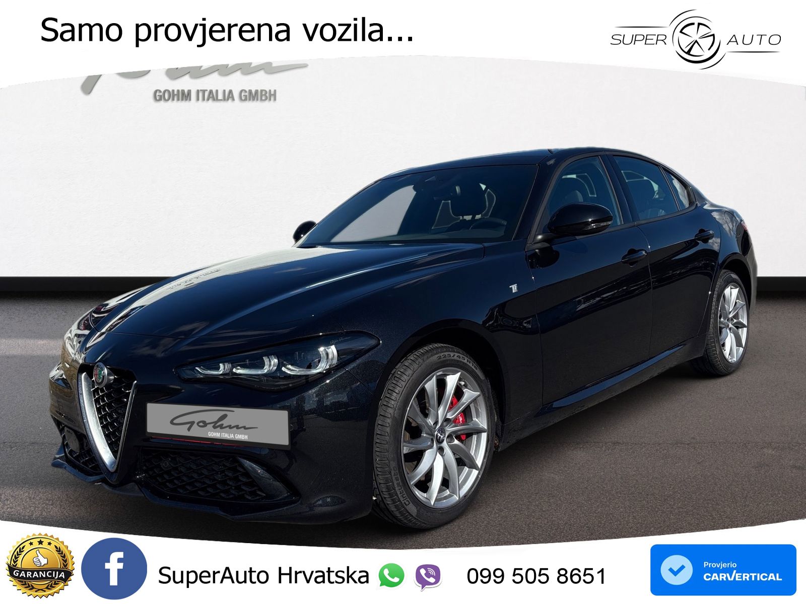 Alfa Romeo Giulia 2.0 Turbo (280 KS) Q4 Automatic MATRIX+GR SJED+KAM