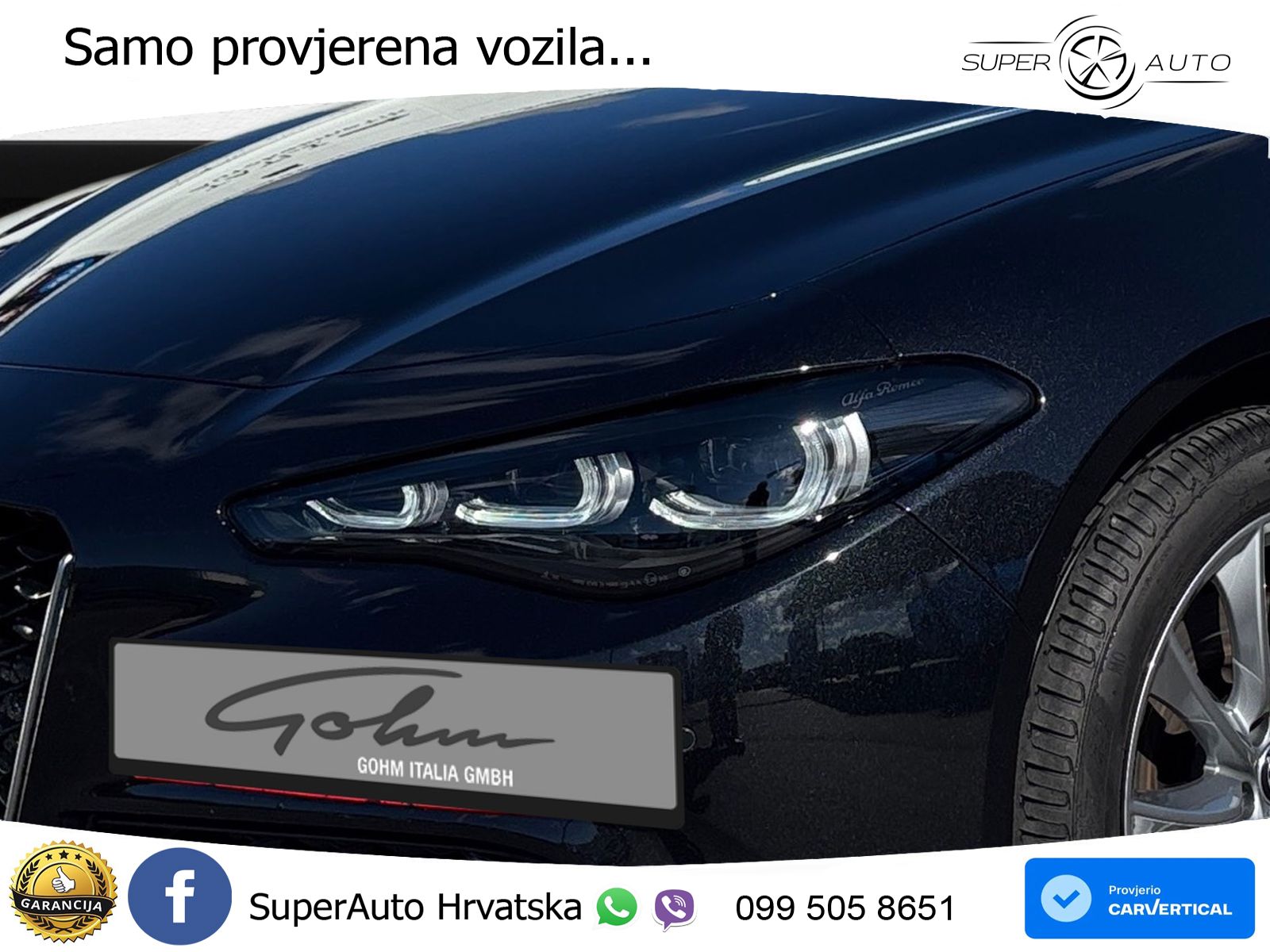 Alfa Romeo Giulia 2.0 Turbo (280 KS) Q4 Automatic MATRIX+GR SJED+KAM