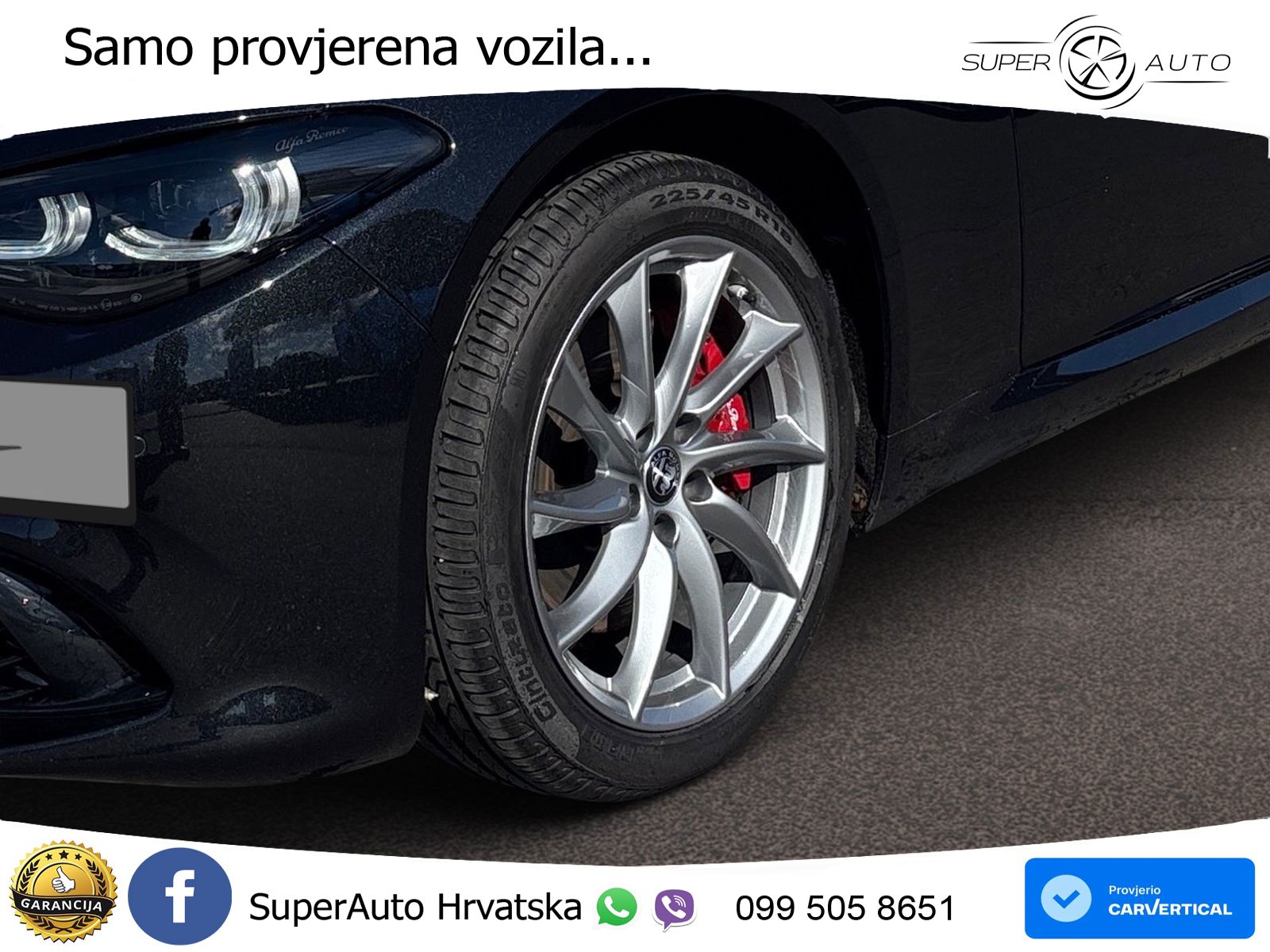Alfa Romeo Giulia 2.0 Turbo (280 KS) Q4 Automatic MATRIX+GR SJED+KAM