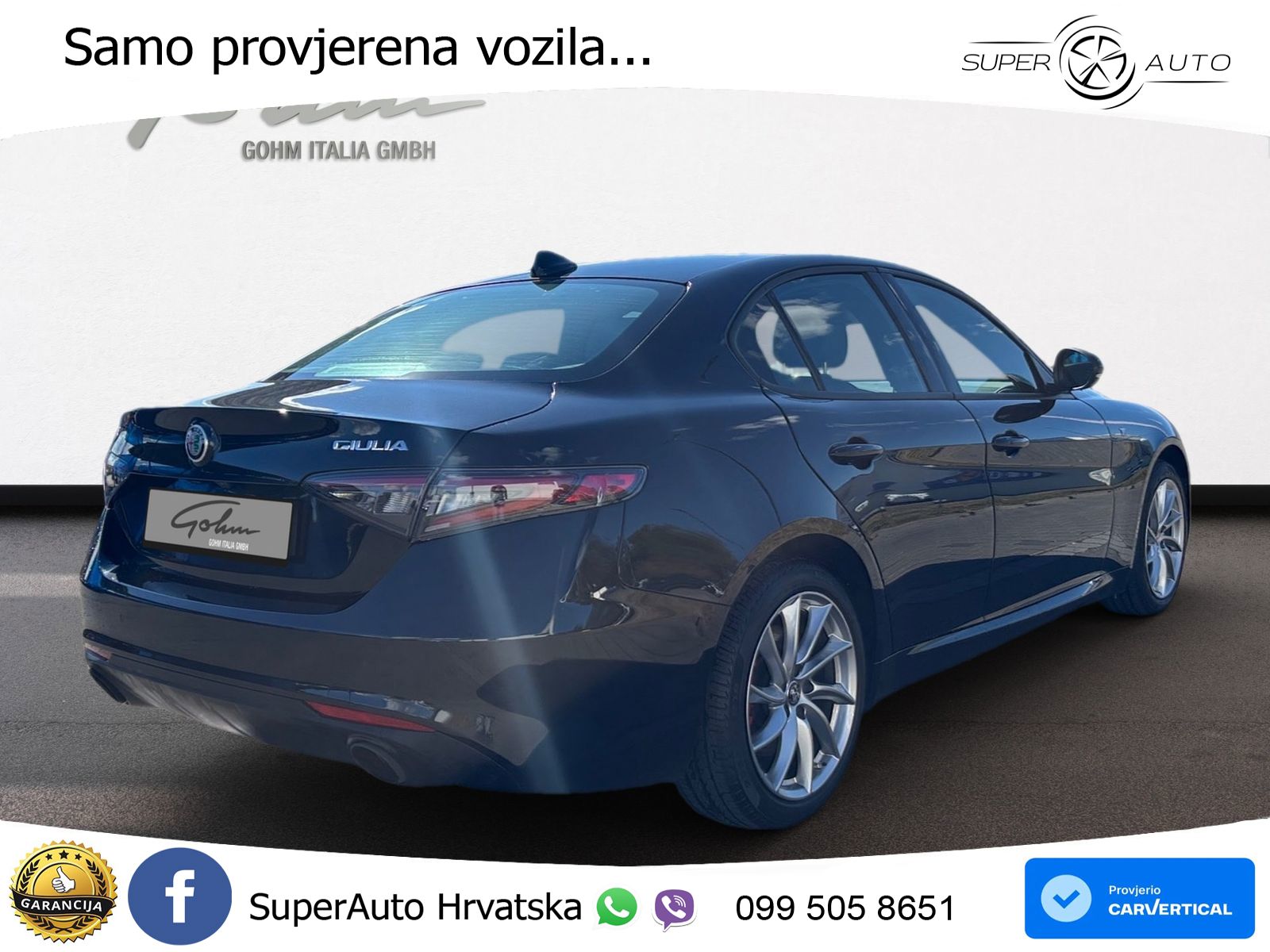Alfa Romeo Giulia 2.0 Turbo (280 KS) Q4 Automatic MATRIX+GR SJED+KAM