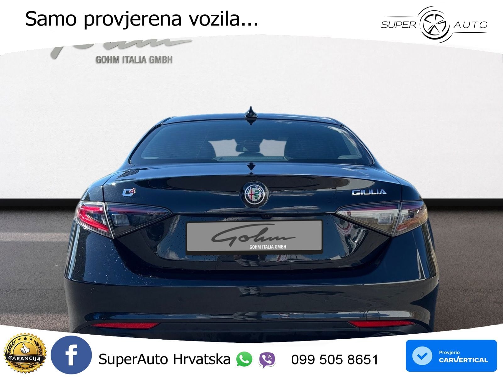 Alfa Romeo Giulia 2.0 Turbo (280 KS) Q4 Automatic MATRIX+GR SJED+KAM