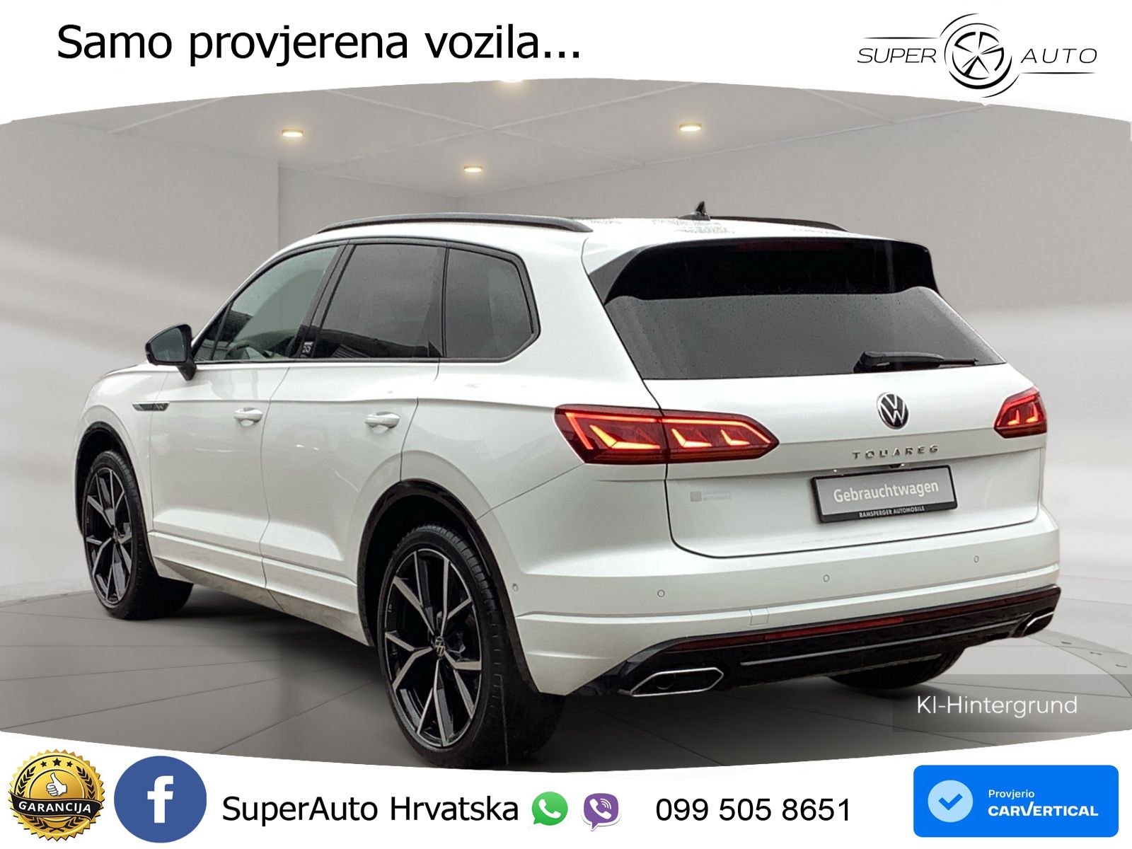 Volkswagen Touareg 3.0 V6 TDI (286 KS) 4MOTION Tiptronic ZRAČNI+ACC+GR SJED+KAM+PANO