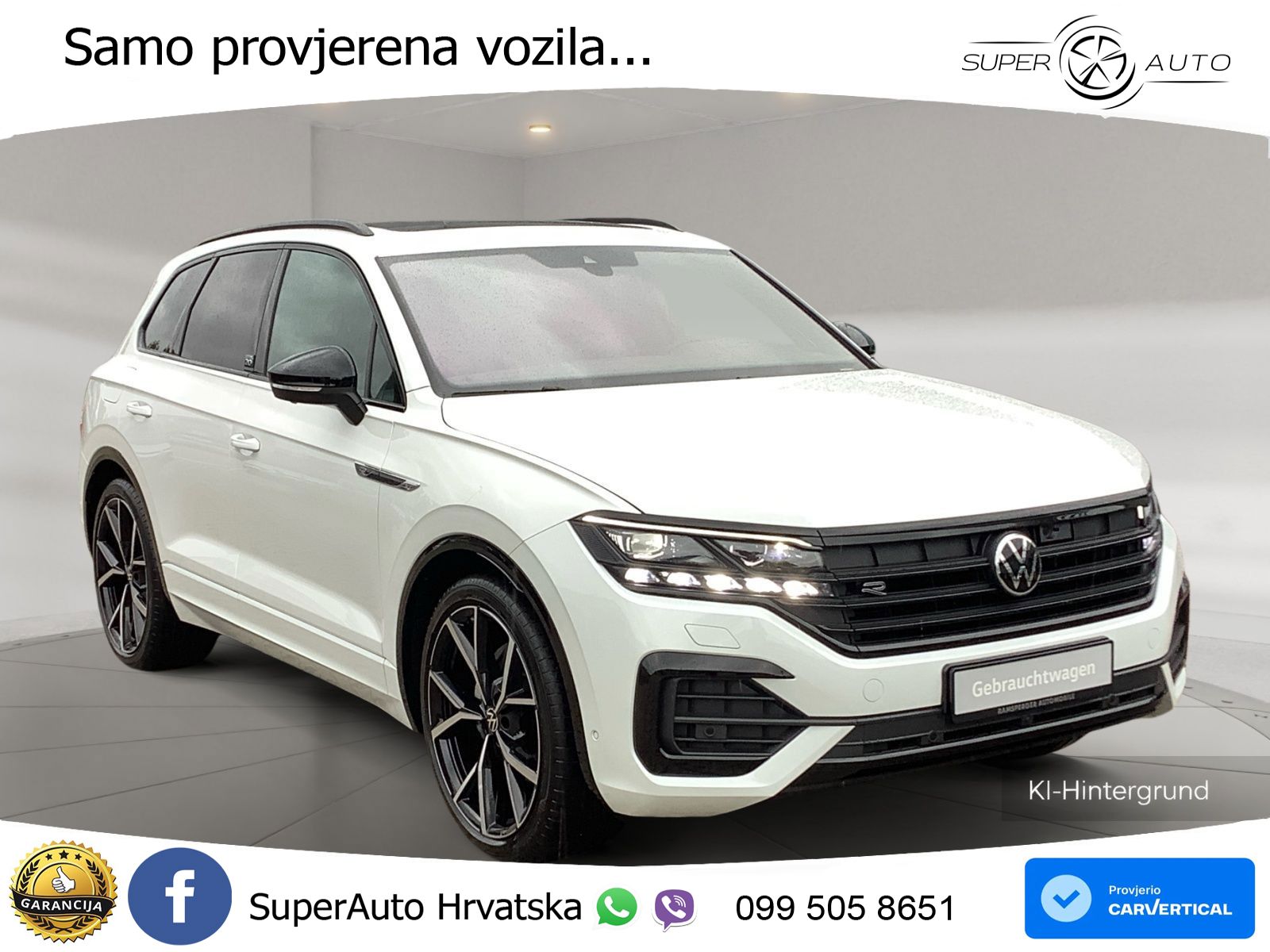 Volkswagen Touareg 3.0 V6 TDI (286 KS) 4MOTION Tiptronic ZRAČNI+ACC+GR SJED+KAM+PANO