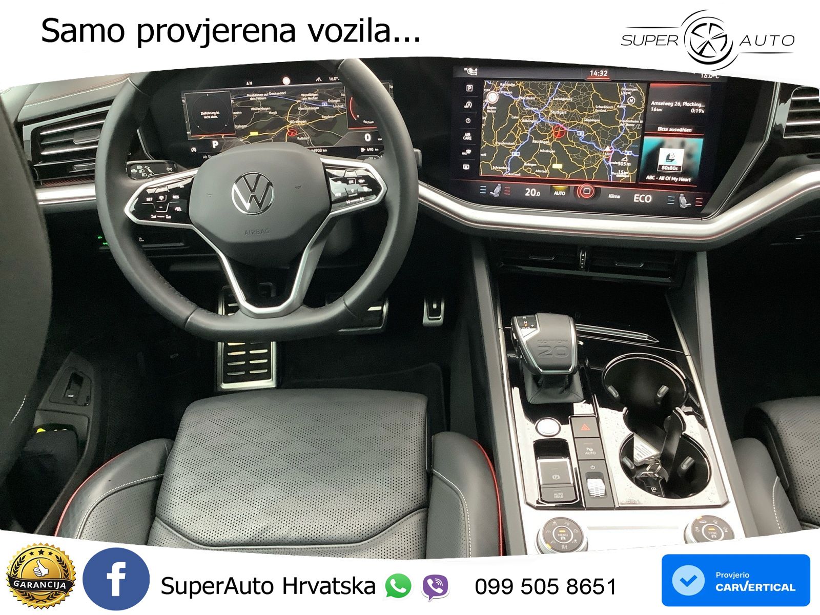 Volkswagen Touareg 3.0 V6 TDI (286 KS) 4MOTION Tiptronic ZRAČNI+ACC+GR SJED+KAM+PANO