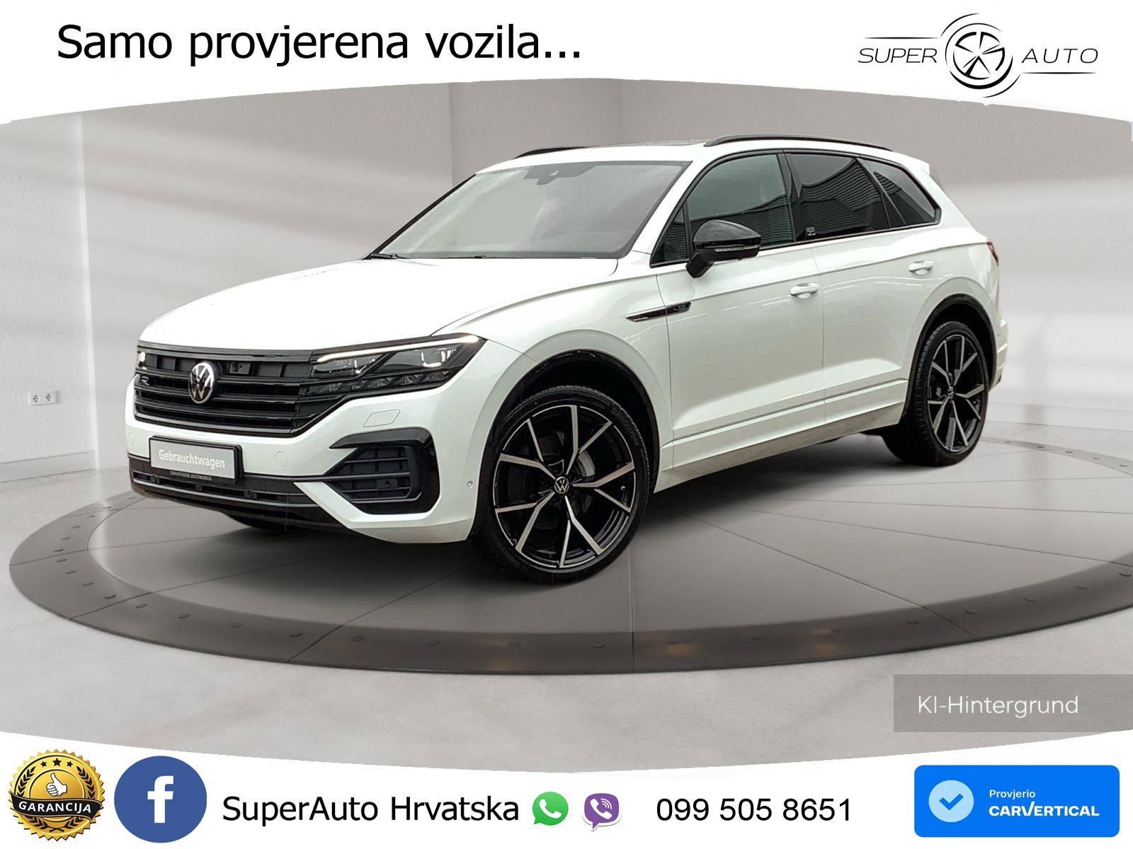 Volkswagen Touareg 3.0 V6 TDI (286 KS) 4MOTION Tiptronic ZRAČNI+ACC+GR SJED+KAM+PANO