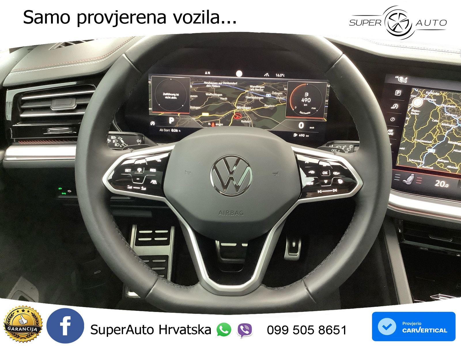 Volkswagen Touareg 3.0 V6 TDI (286 KS) 4MOTION Tiptronic ZRAČNI+ACC+GR SJED+KAM+PANO