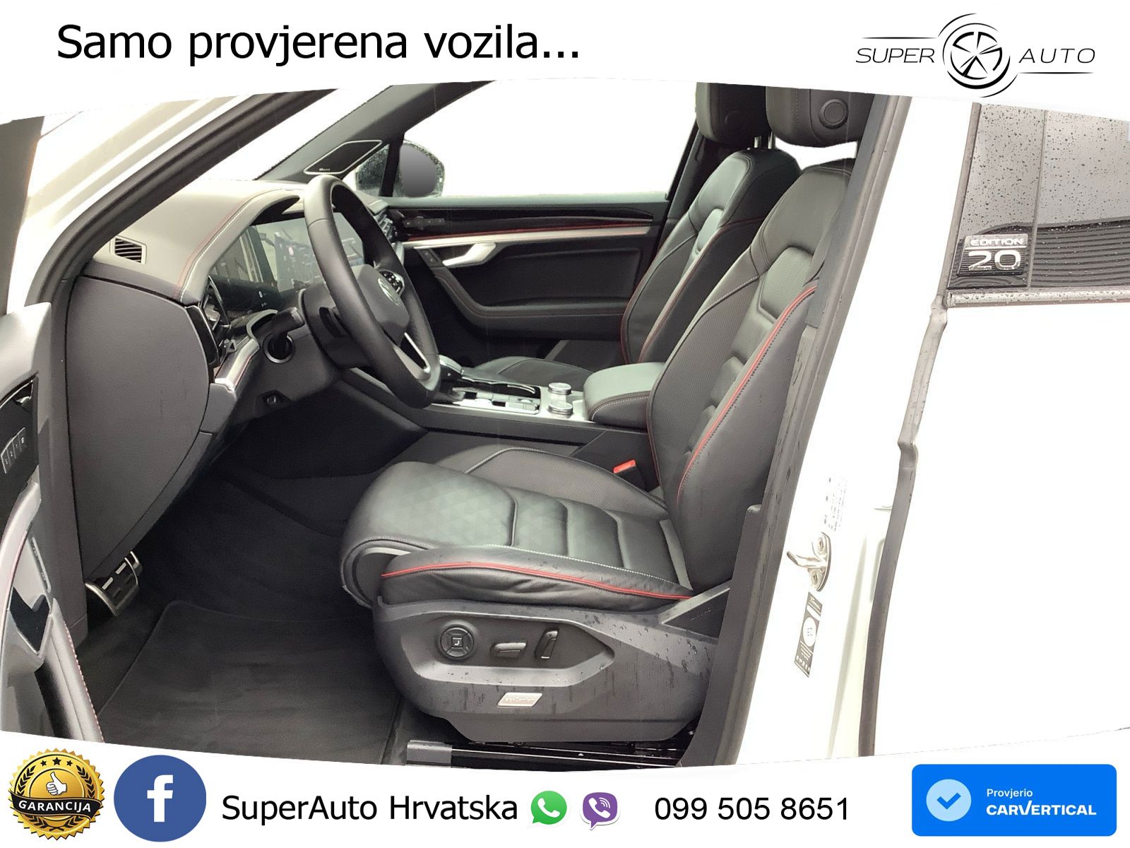 Volkswagen Touareg 3.0 V6 TDI (286 KS) 4MOTION Tiptronic ZRAČNI+ACC+GR SJED+KAM+PANO