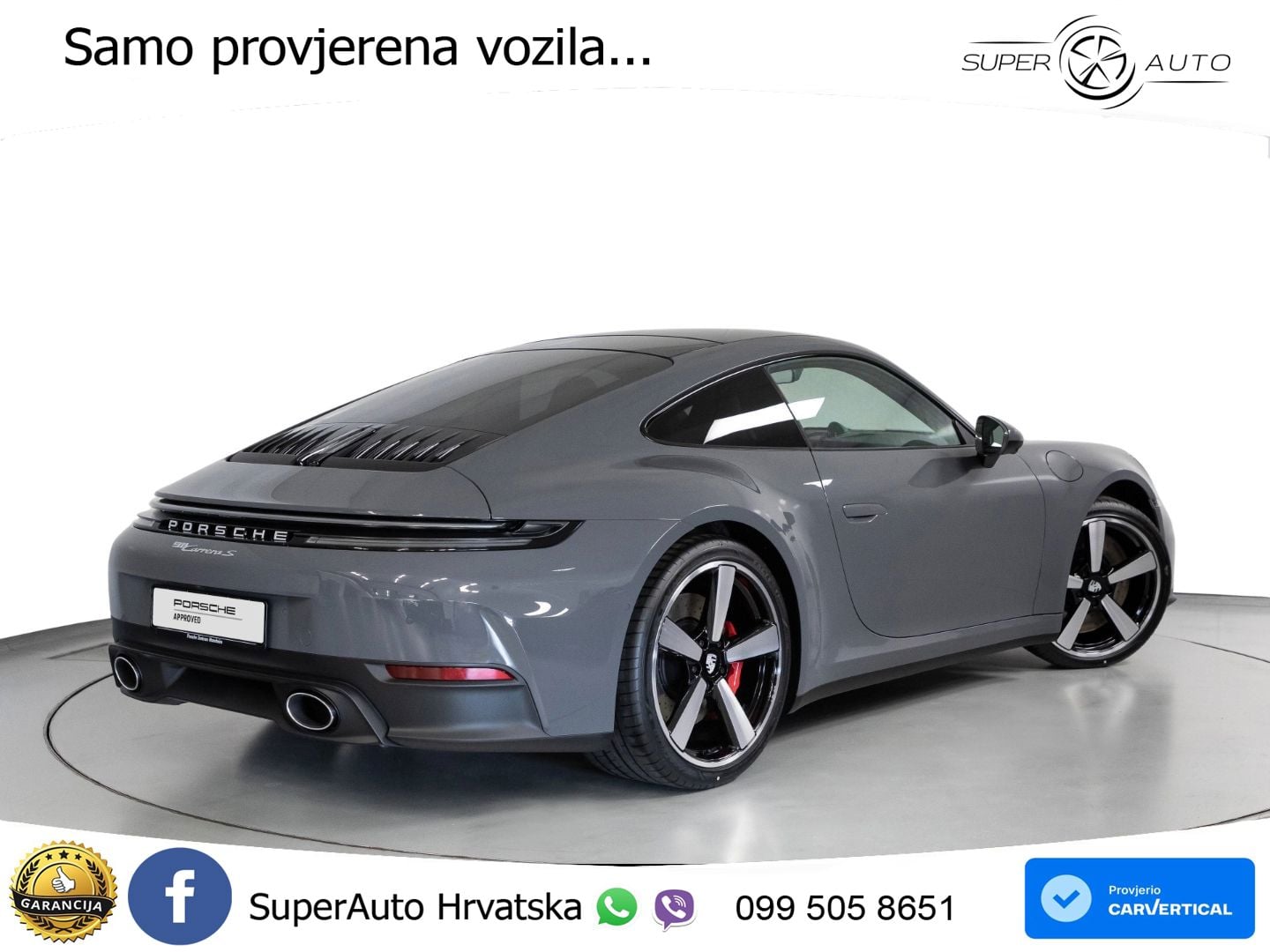 Porsche 911 Carrera GTS 3.0 (480 KS) PDK LED+GR SJED+ACC