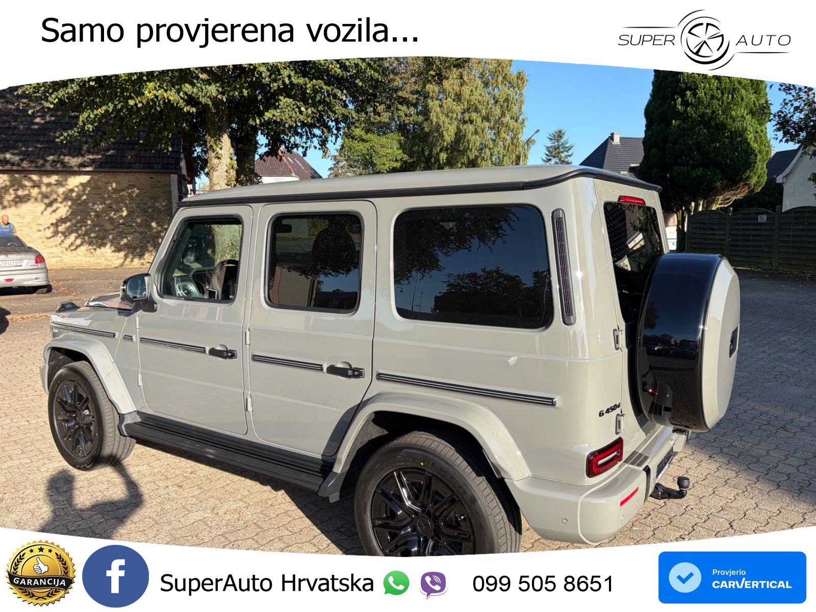 Mercedes G 450d Long (367 KS) 4MATIC 9G-TRONIC Exclusive ACC+GR SJED+360+PANO