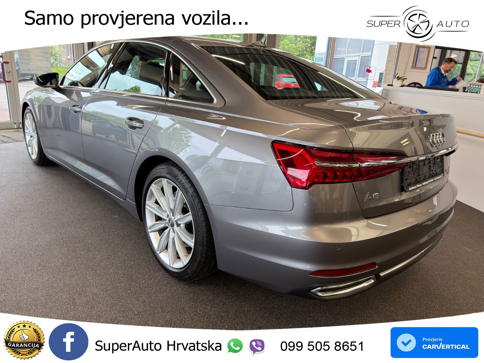 Audi A6 50 TDI V6 (286 KS) quattro tiptronic S line MATRIX+GR SJED+KAM