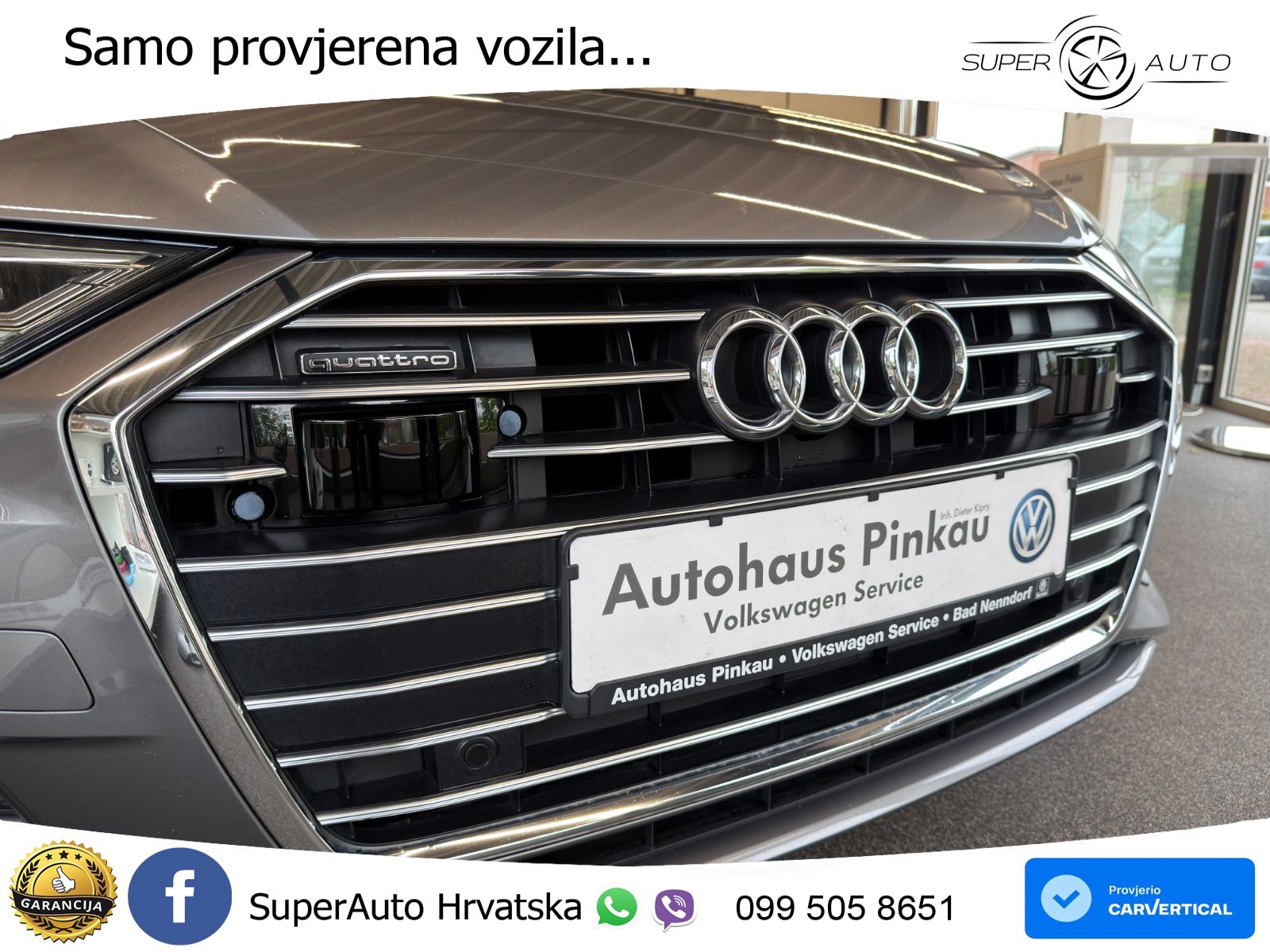 Audi A6 50 TDI V6 (286 KS) quattro tiptronic S line MATRIX+GR SJED+KAM