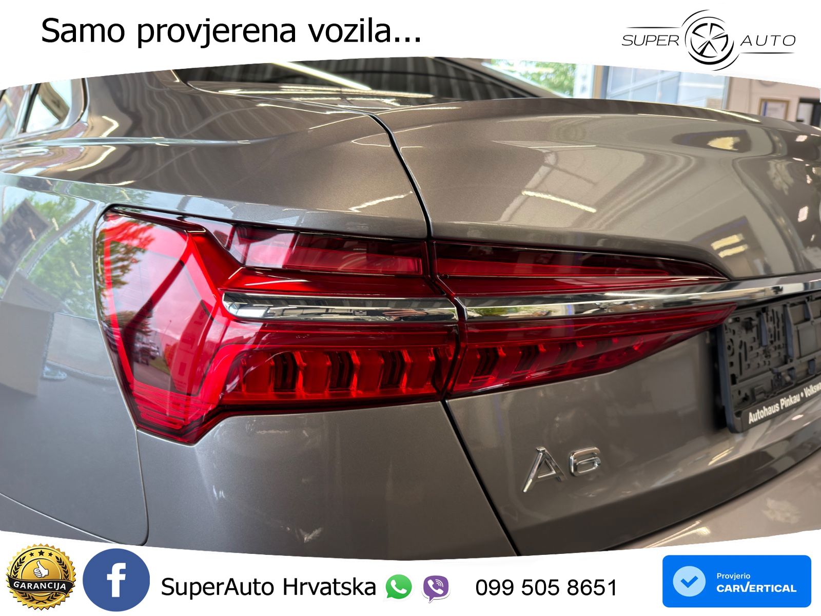 Audi A6 50 TDI V6 (286 KS) quattro tiptronic S line MATRIX+GR SJED+KAM