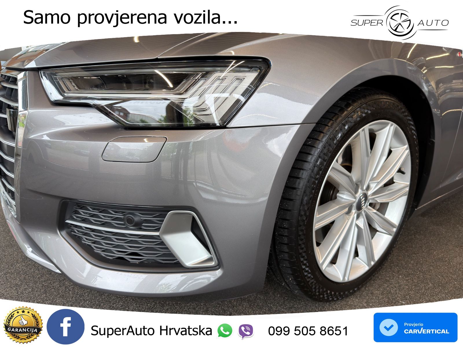 Audi A6 50 TDI V6 (286 KS) quattro tiptronic S line MATRIX+GR SJED+KAM