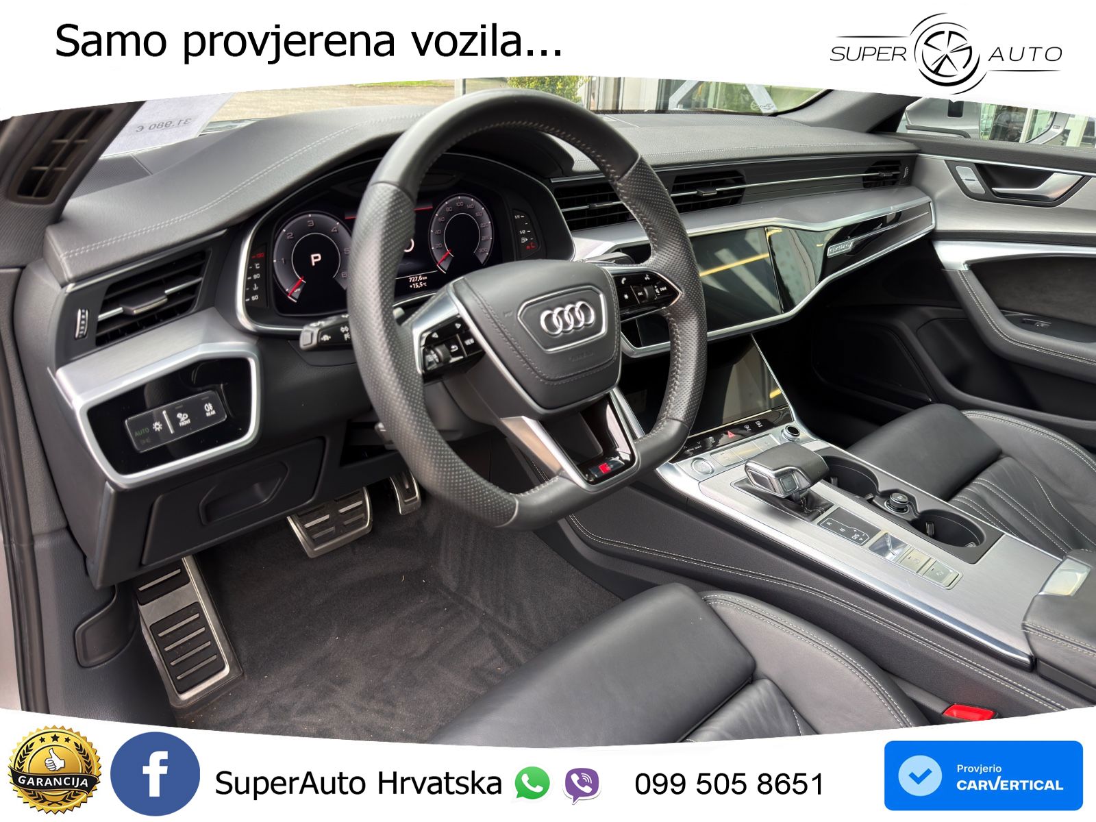 Audi A6 50 TDI V6 (286 KS) quattro tiptronic S line MATRIX+GR SJED+KAM