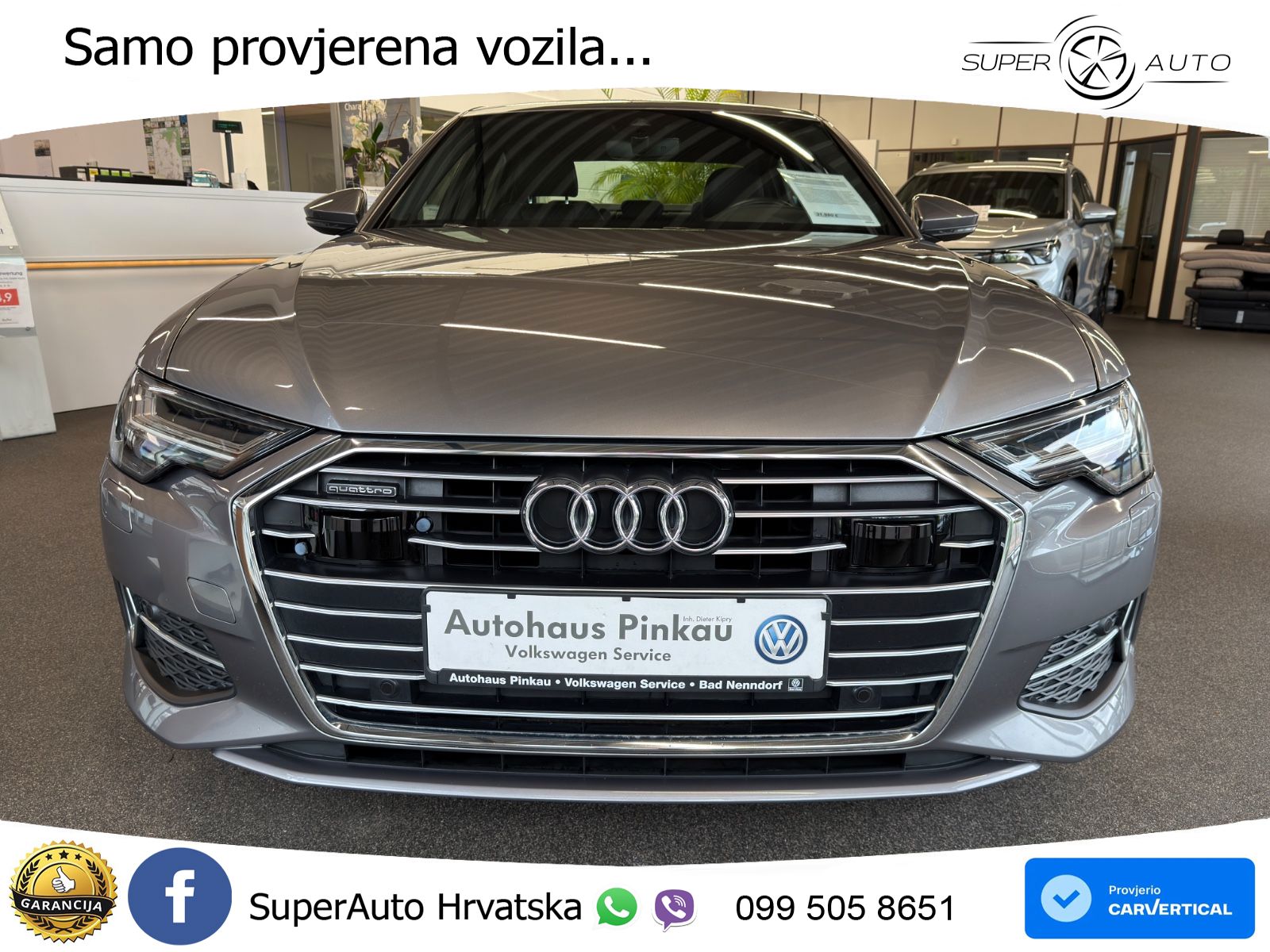 Audi A6 50 TDI V6 (286 KS) quattro tiptronic S line MATRIX+GR SJED+KAM