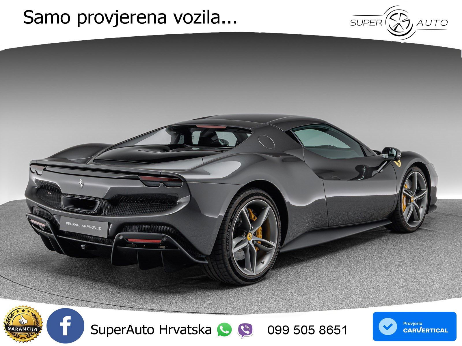 Ferrari 296 GTB 3.0 V6 (830 KS) F1 DCT