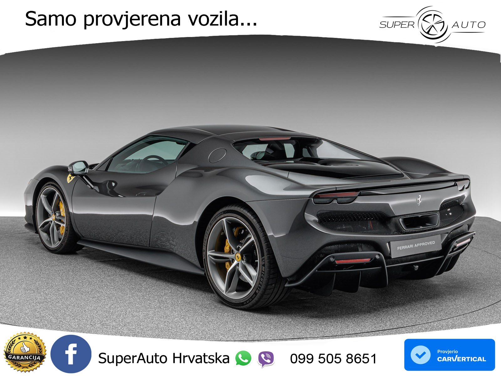 Ferrari 296 GTB 3.0 V6 (830 KS) F1 DCT