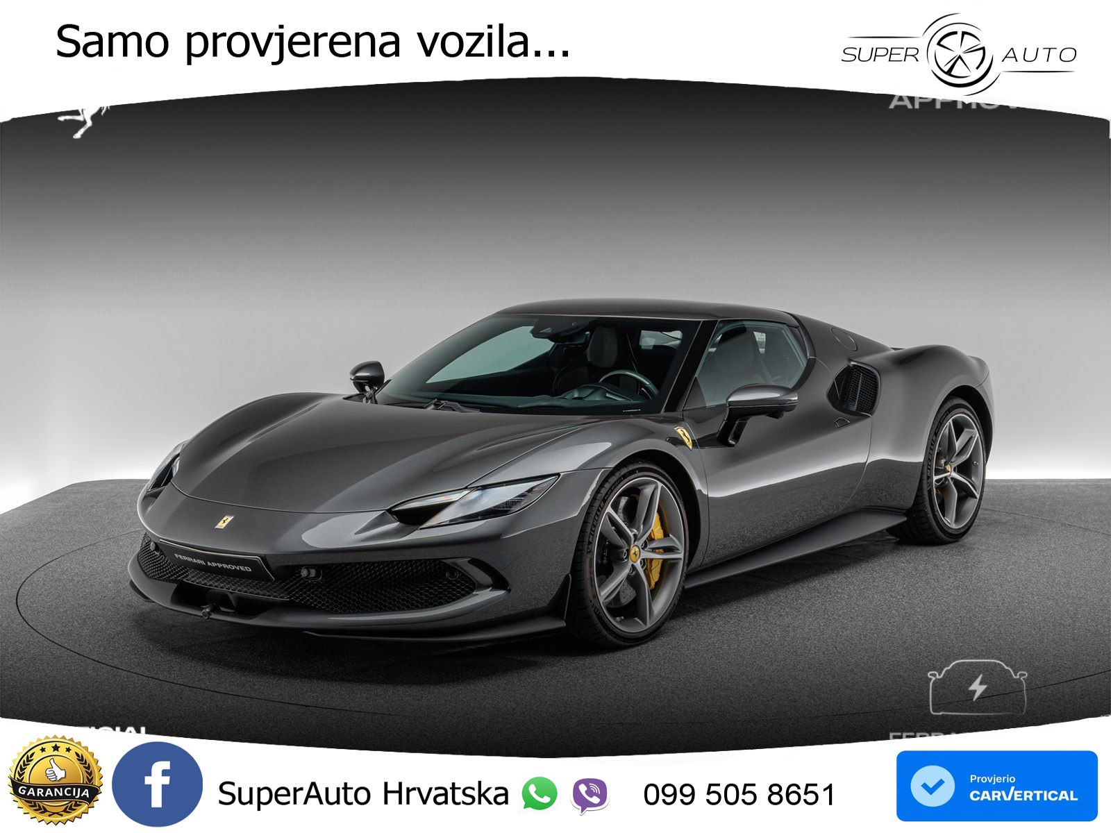 Ferrari 296 GTB 3.0 V6 (830 KS) F1 DCT
