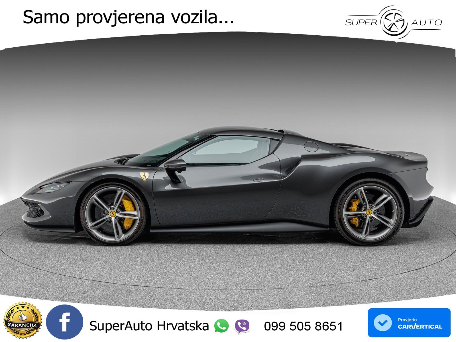 Ferrari 296 GTB 3.0 V6 (830 KS) F1 DCT