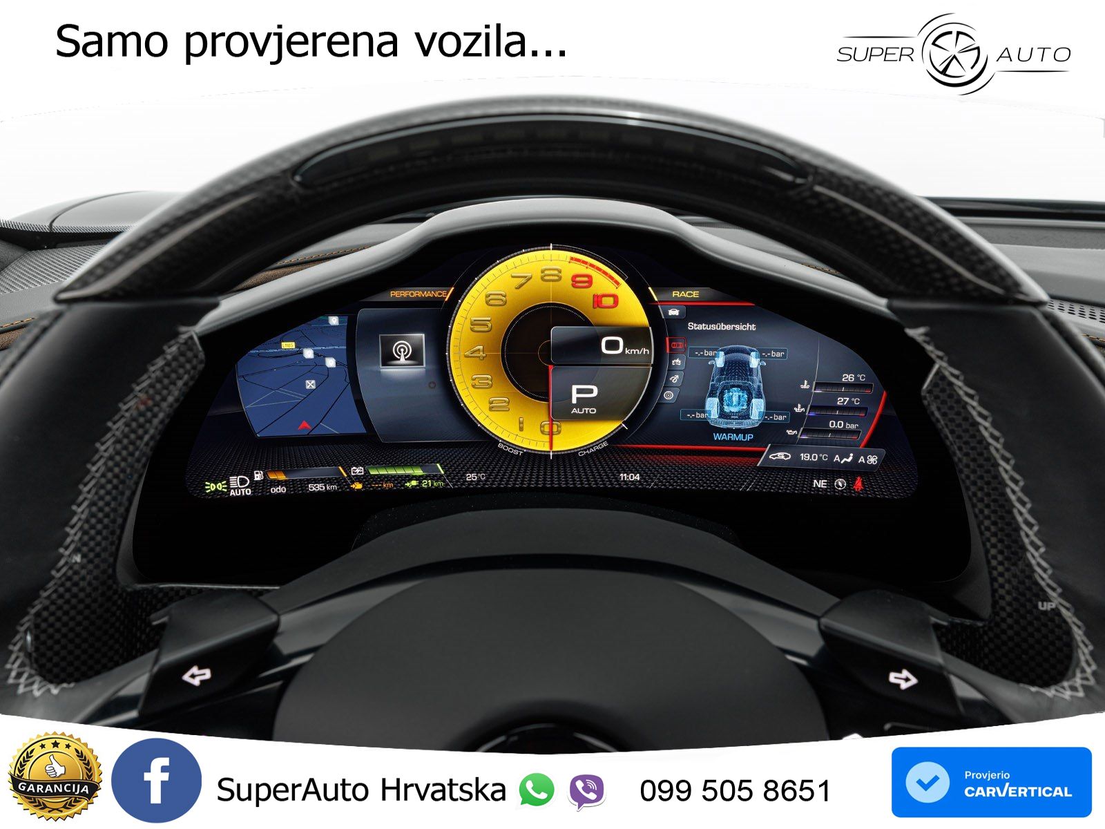 Ferrari 296 GTB 3.0 V6 (830 KS) F1 DCT
