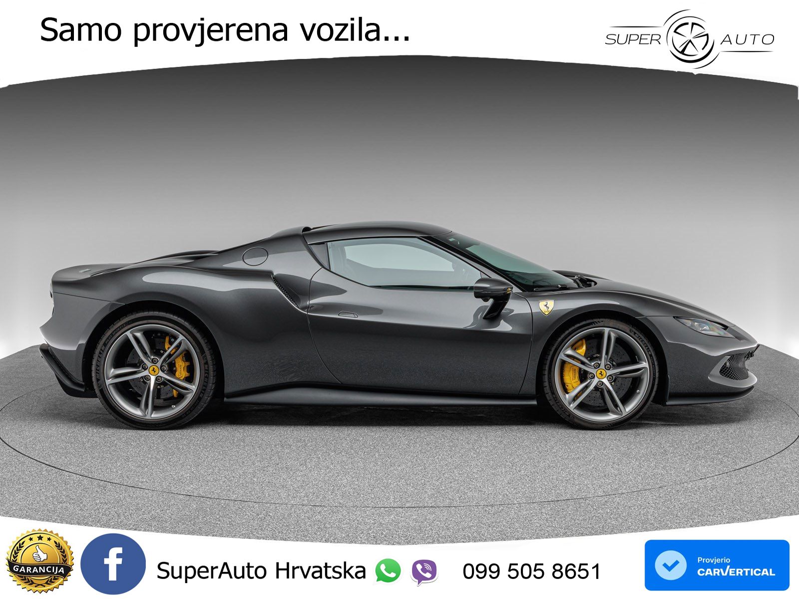 Ferrari 296 GTB 3.0 V6 (830 KS) F1 DCT