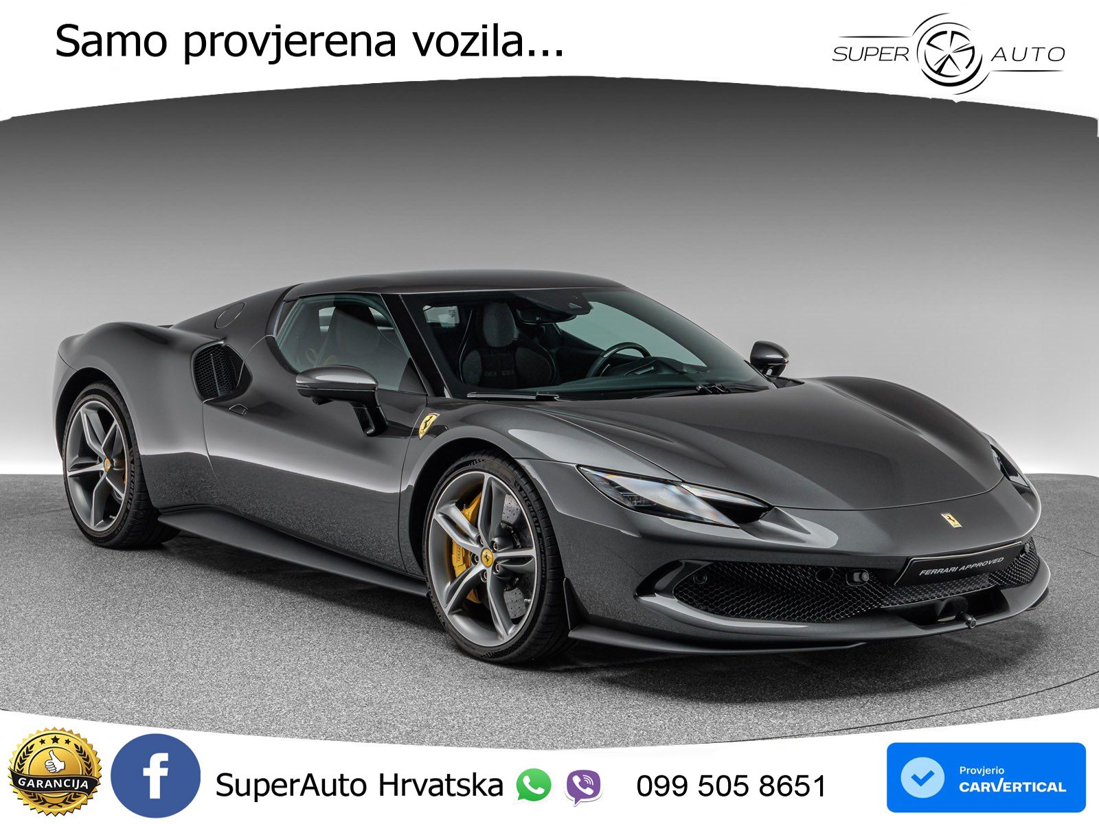 Ferrari 296 GTB 3.0 V6 (830 KS) F1 DCT