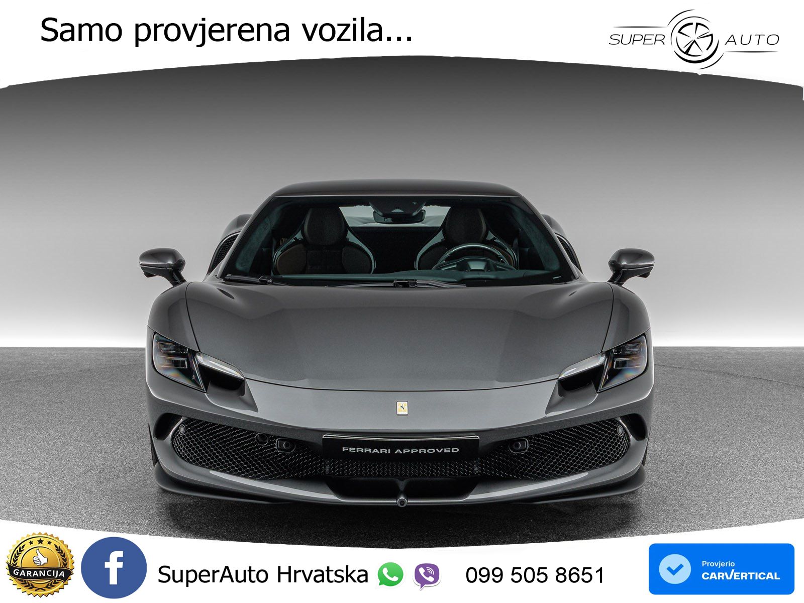 Ferrari 296 GTB 3.0 V6 (830 KS) F1 DCT