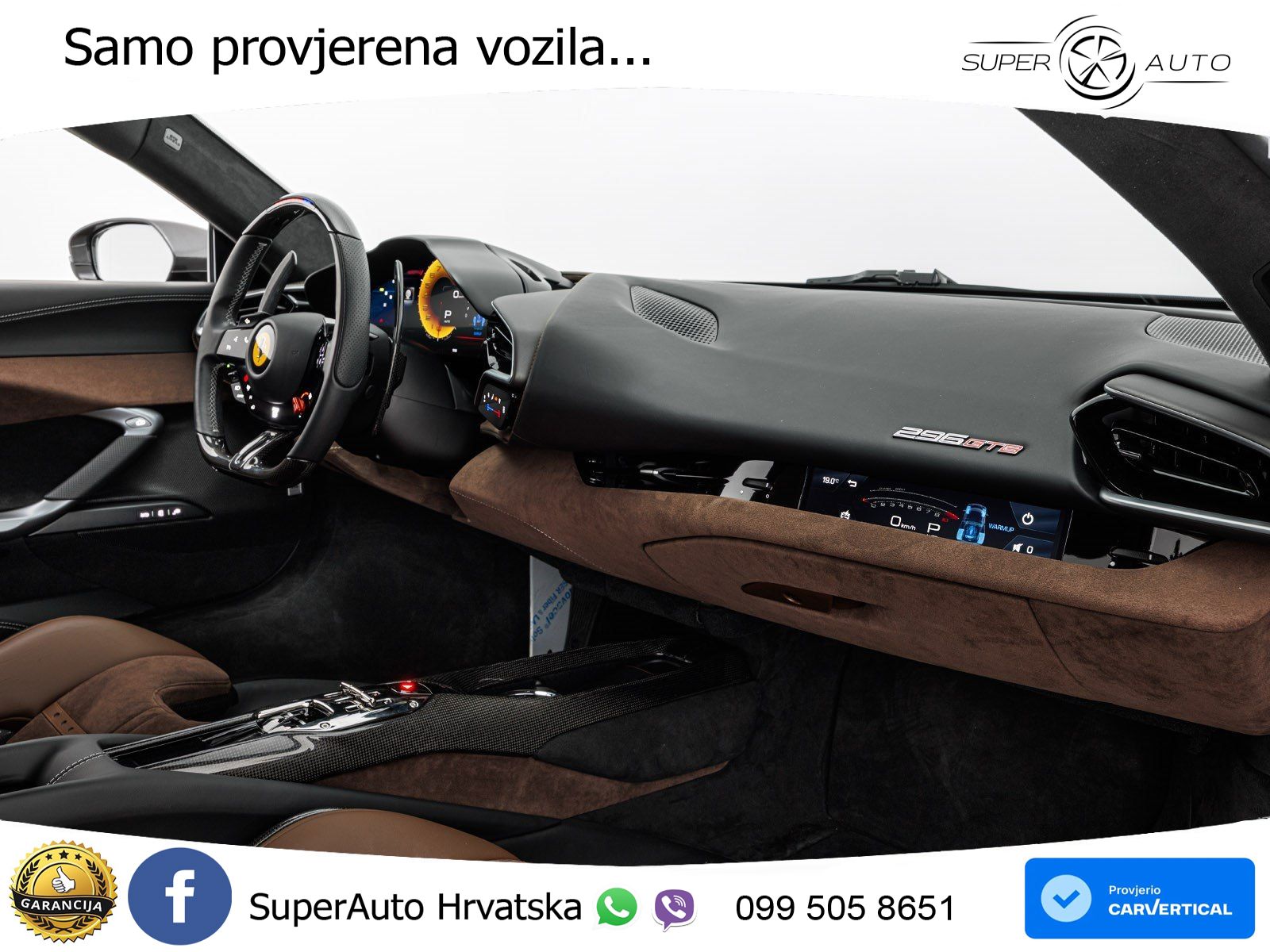 Ferrari 296 GTB 3.0 V6 (830 KS) F1 DCT