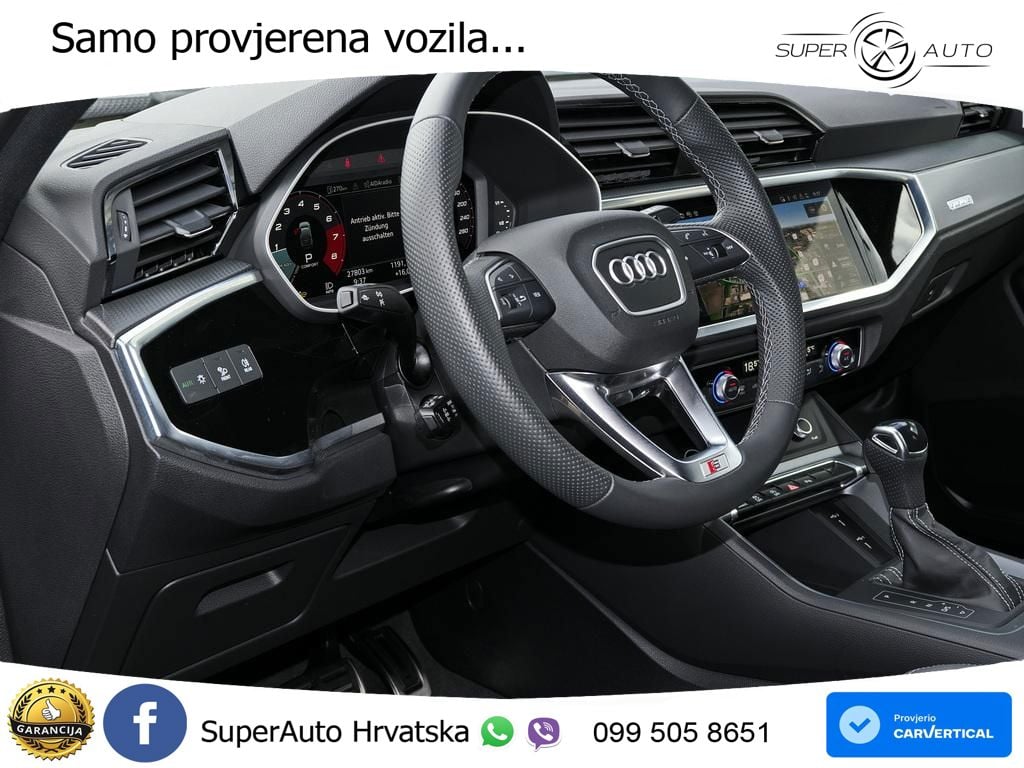 Audi Q3 Sportback 45 TFSI (245 KS) quattro S tronic S line MATRIX+GR SJED+KAM