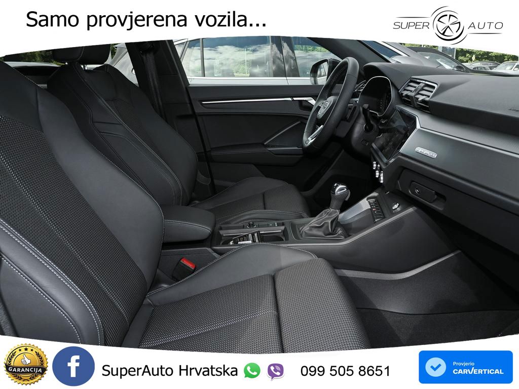 Audi Q3 Sportback 45 TFSI (245 KS) quattro S tronic S line MATRIX+GR SJED+KAM