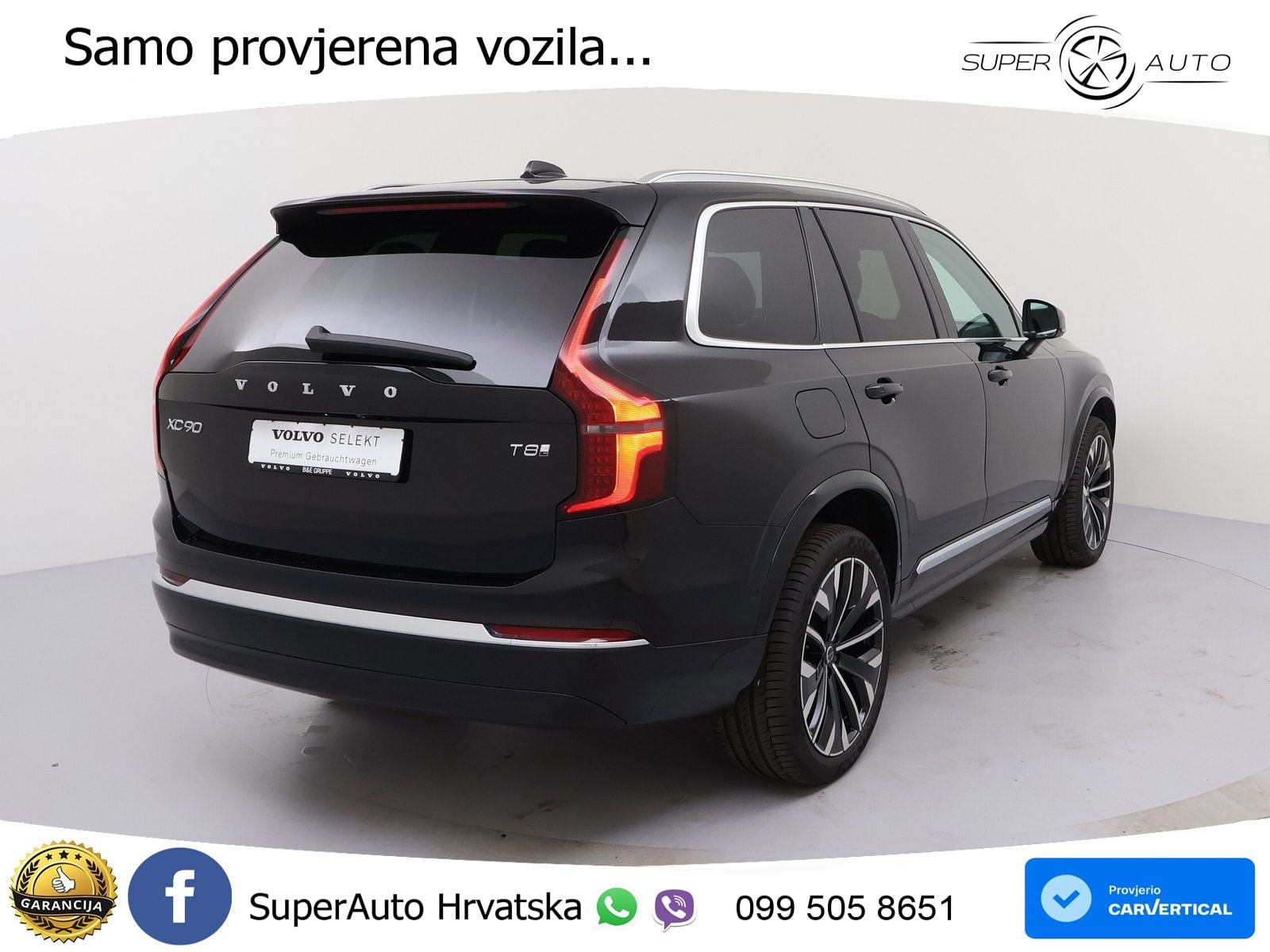 Volvo XC90 2.0 T8 AWD Automatic ACC+HEAD+4xGR SJED+360+PANO