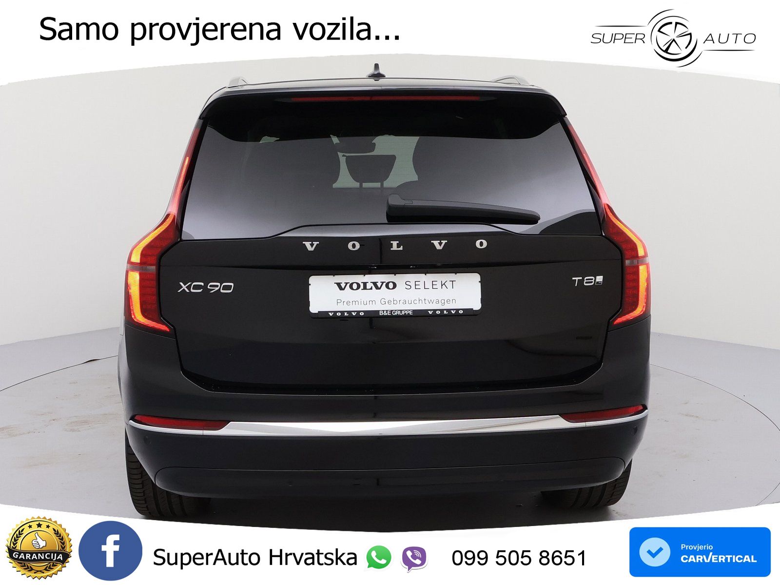 Volvo XC90 2.0 T8 AWD Automatic ACC+HEAD+4xGR SJED+360+PANO