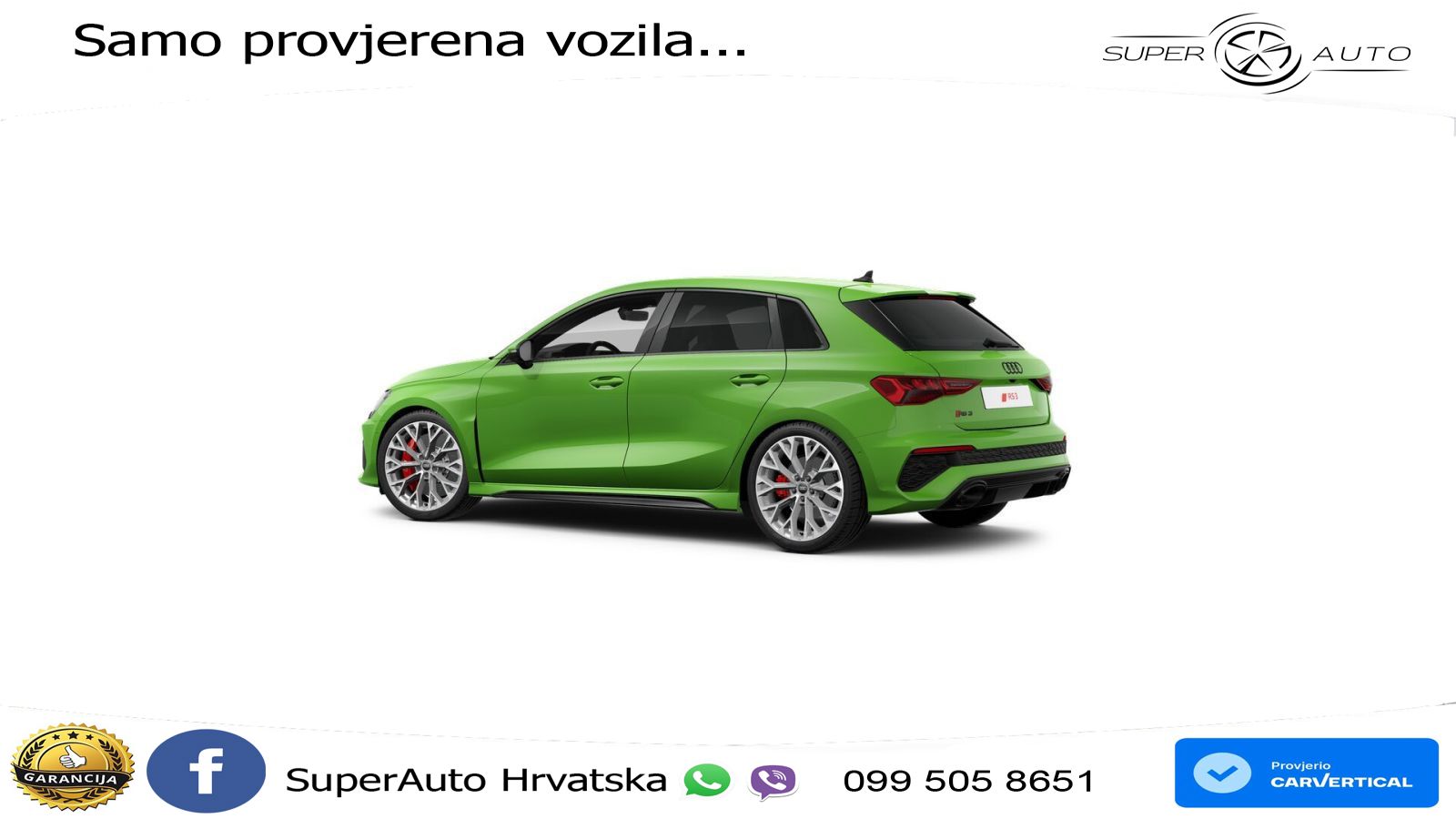 Audi RS3 Sedan 2.5 TFSI (400 KS) quattro S tronic MATRIX+GR SJED+KAM