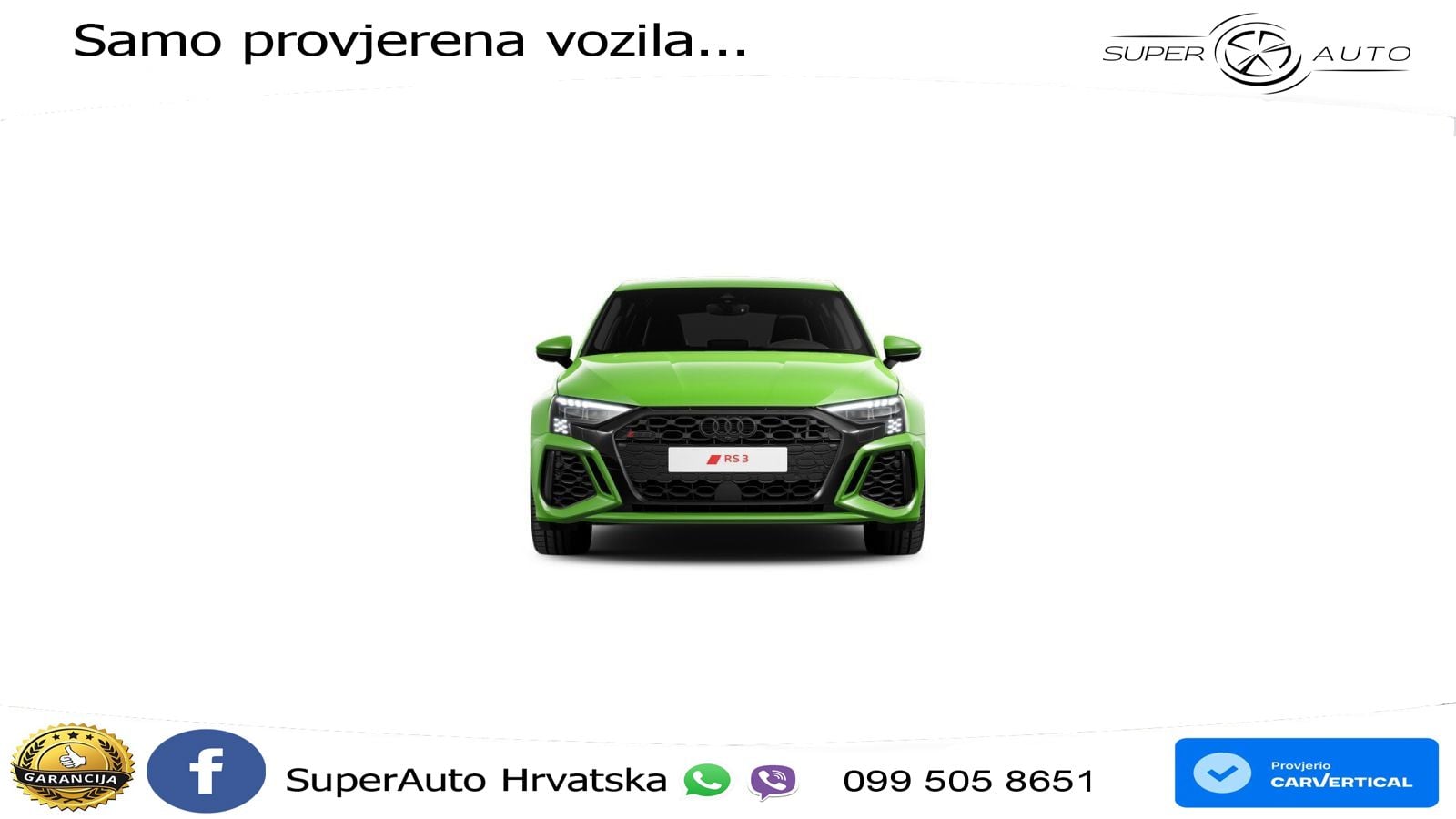 Audi RS3 Sedan 2.5 TFSI (400 KS) quattro S tronic MATRIX+GR SJED+KAM