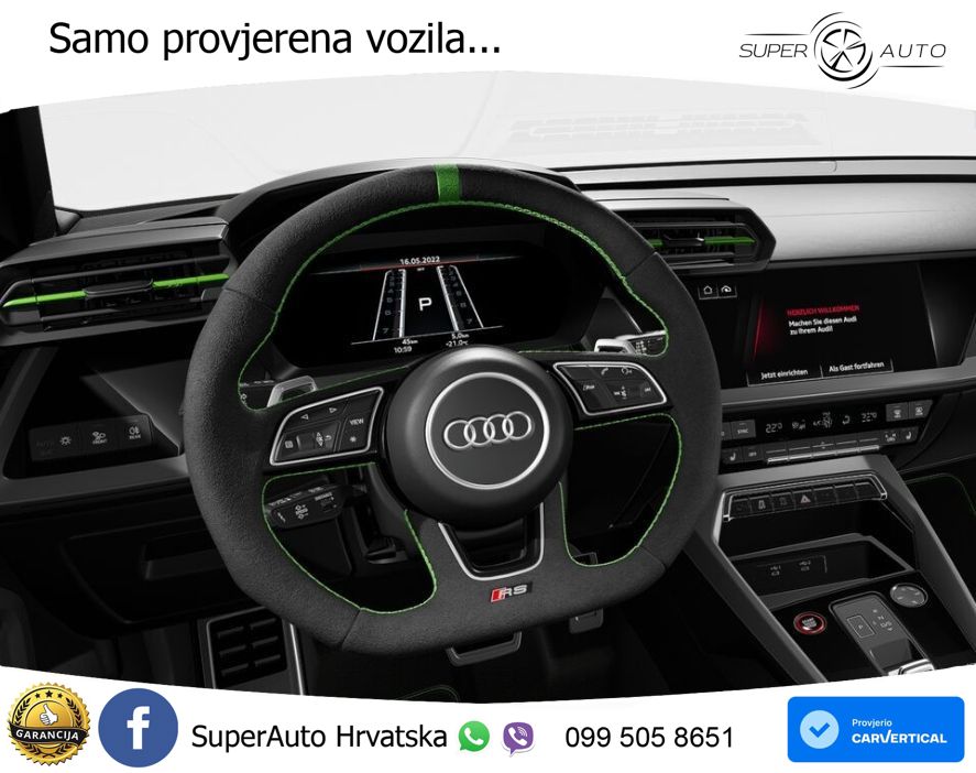 Audi RS3 Sedan 2.5 TFSI (400 KS) quattro S tronic MATRIX+GR SJED+KAM