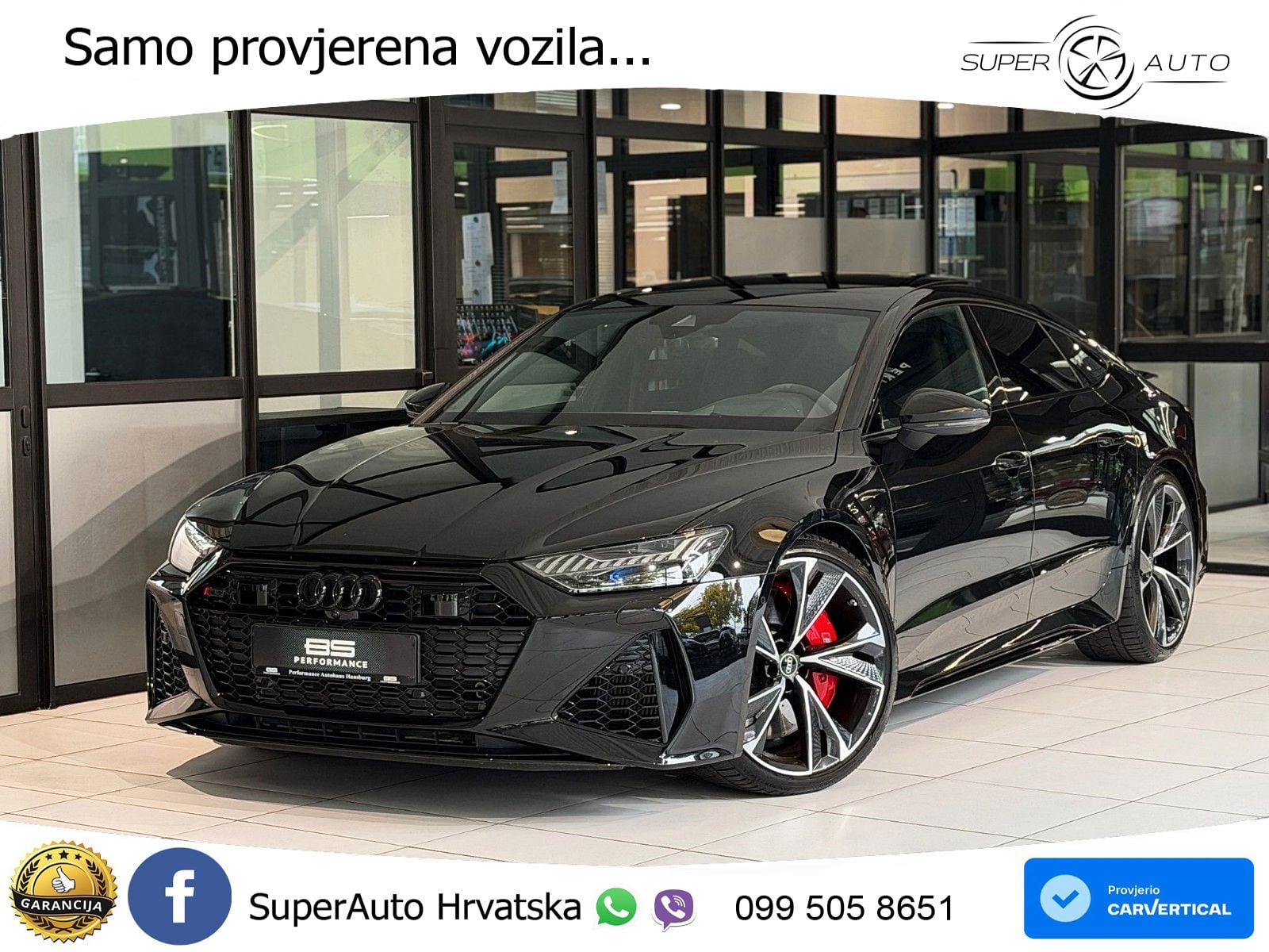 Audi RS7 4.0 TFSI V8 (600 KS) quattro tiptronic LED+GR SJED+ACC