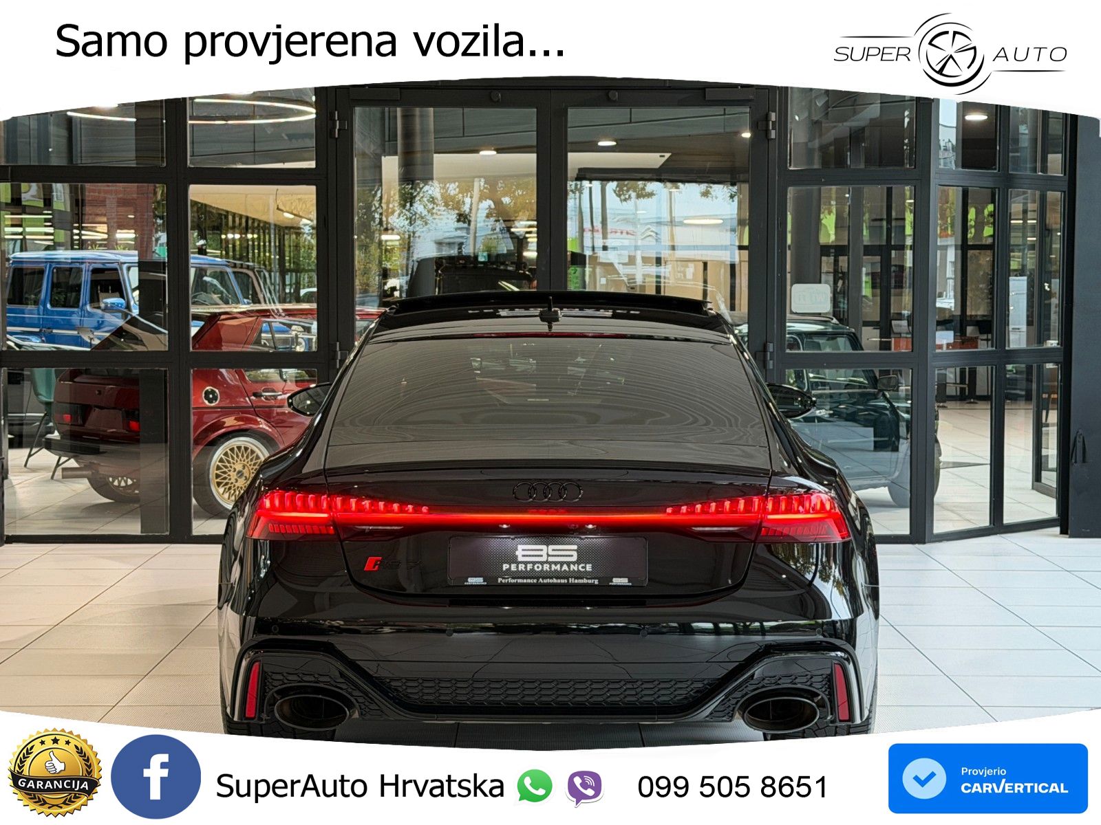 Audi RS7 4.0 TFSI V8 (600 KS) quattro tiptronic LED+GR SJED+ACC