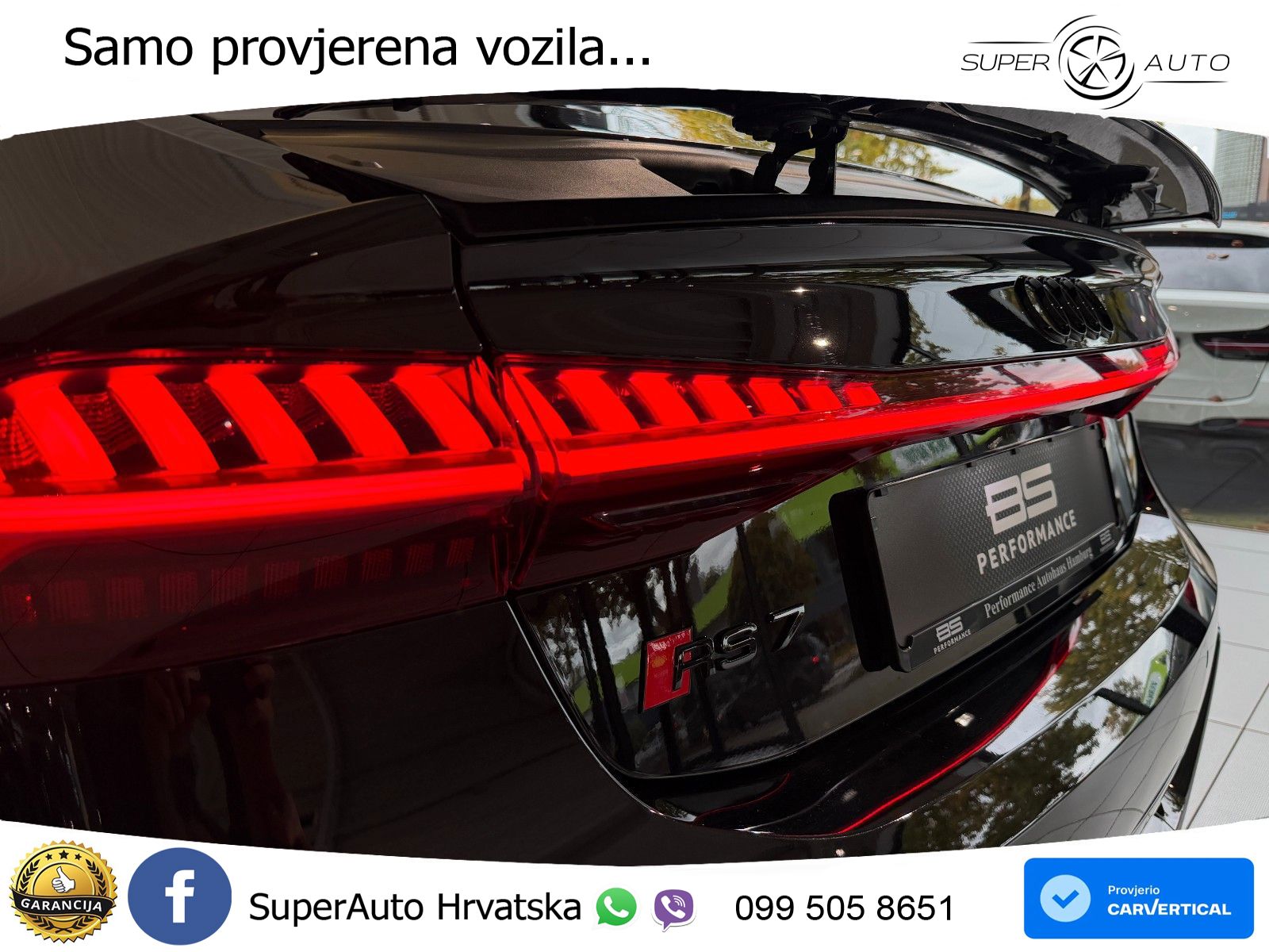 Audi RS7 4.0 TFSI V8 (600 KS) quattro tiptronic LED+GR SJED+ACC