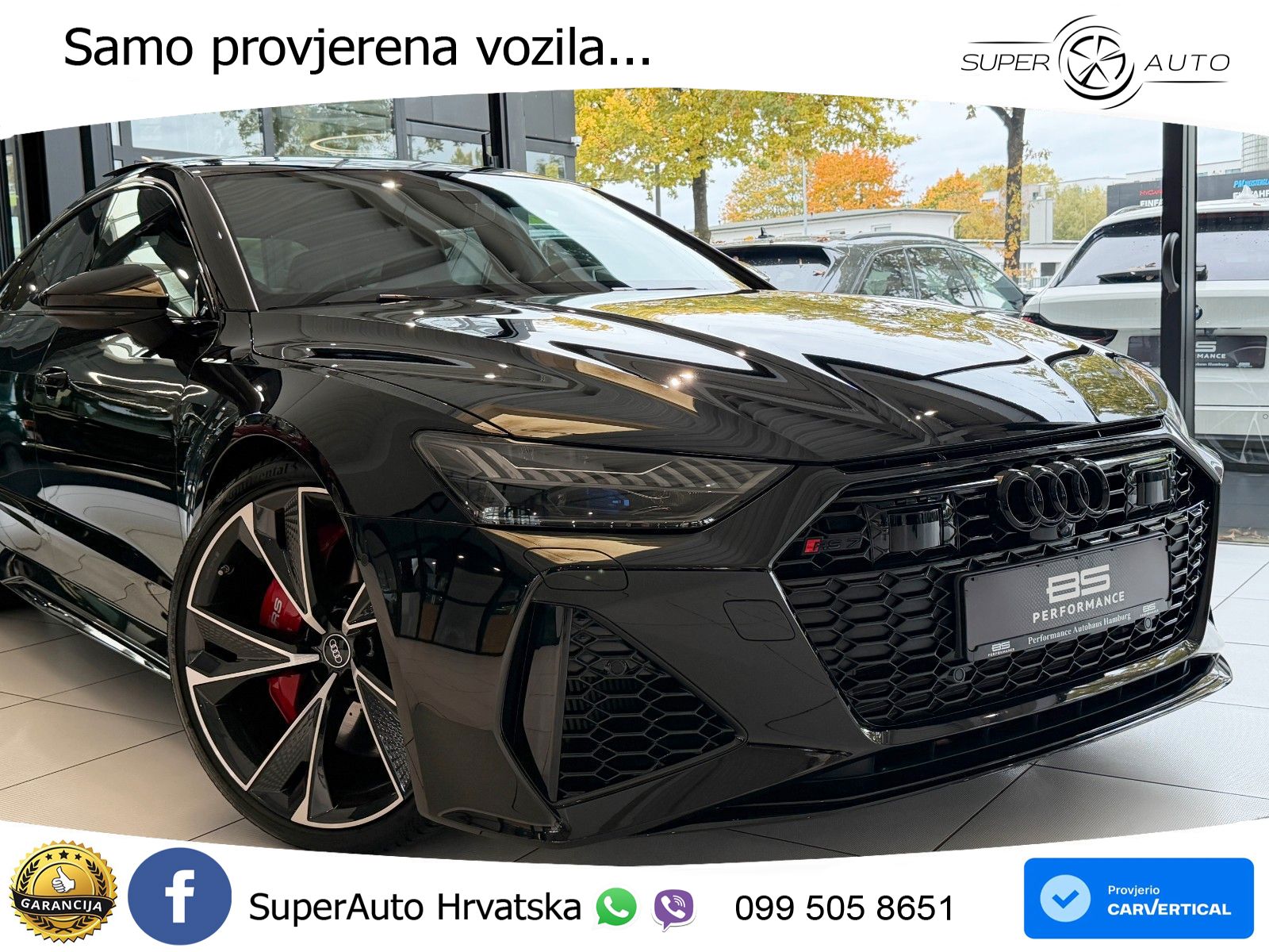 Audi RS7 4.0 TFSI V8 (600 KS) quattro tiptronic LED+GR SJED+ACC