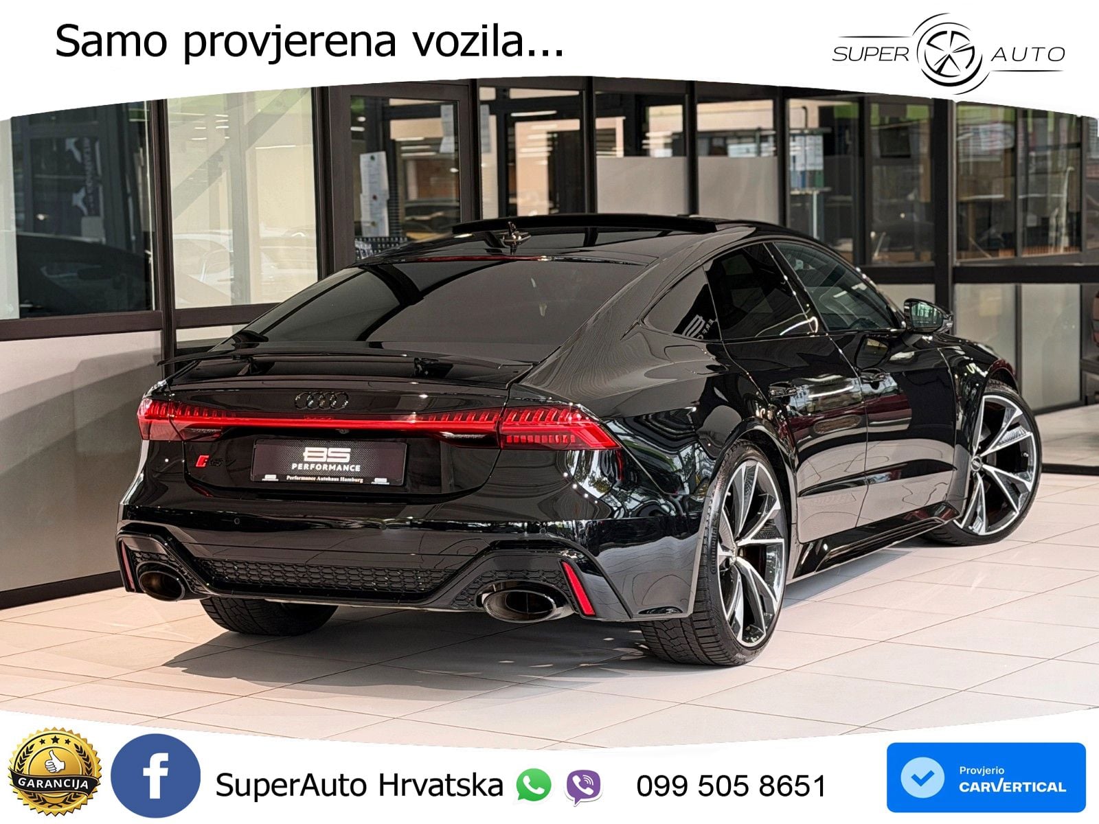Audi RS7 4.0 TFSI V8 (600 KS) quattro tiptronic LED+GR SJED+ACC